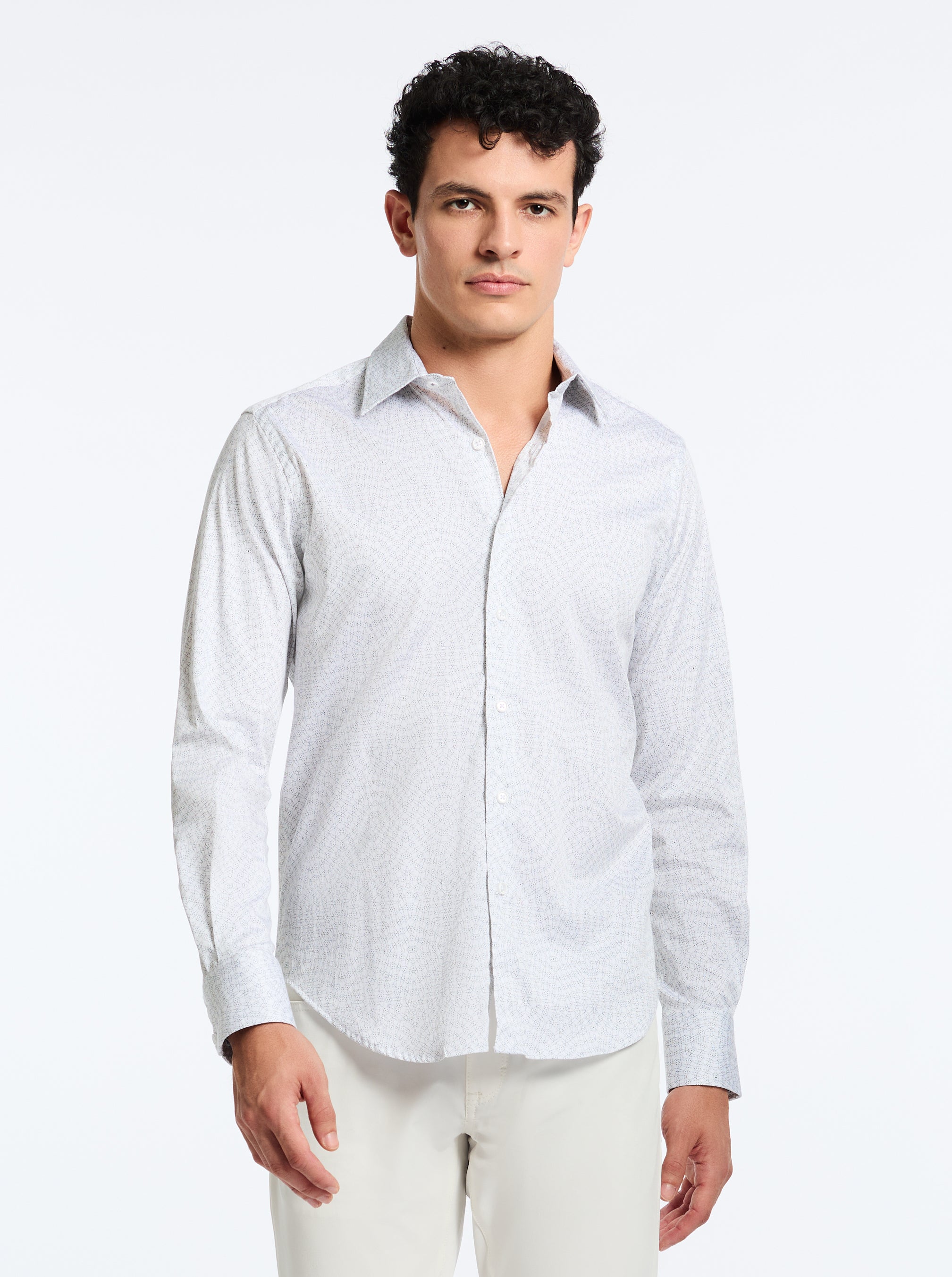 FIGUEROA LONG SLEEVE BUTTON DOWN SHIRT