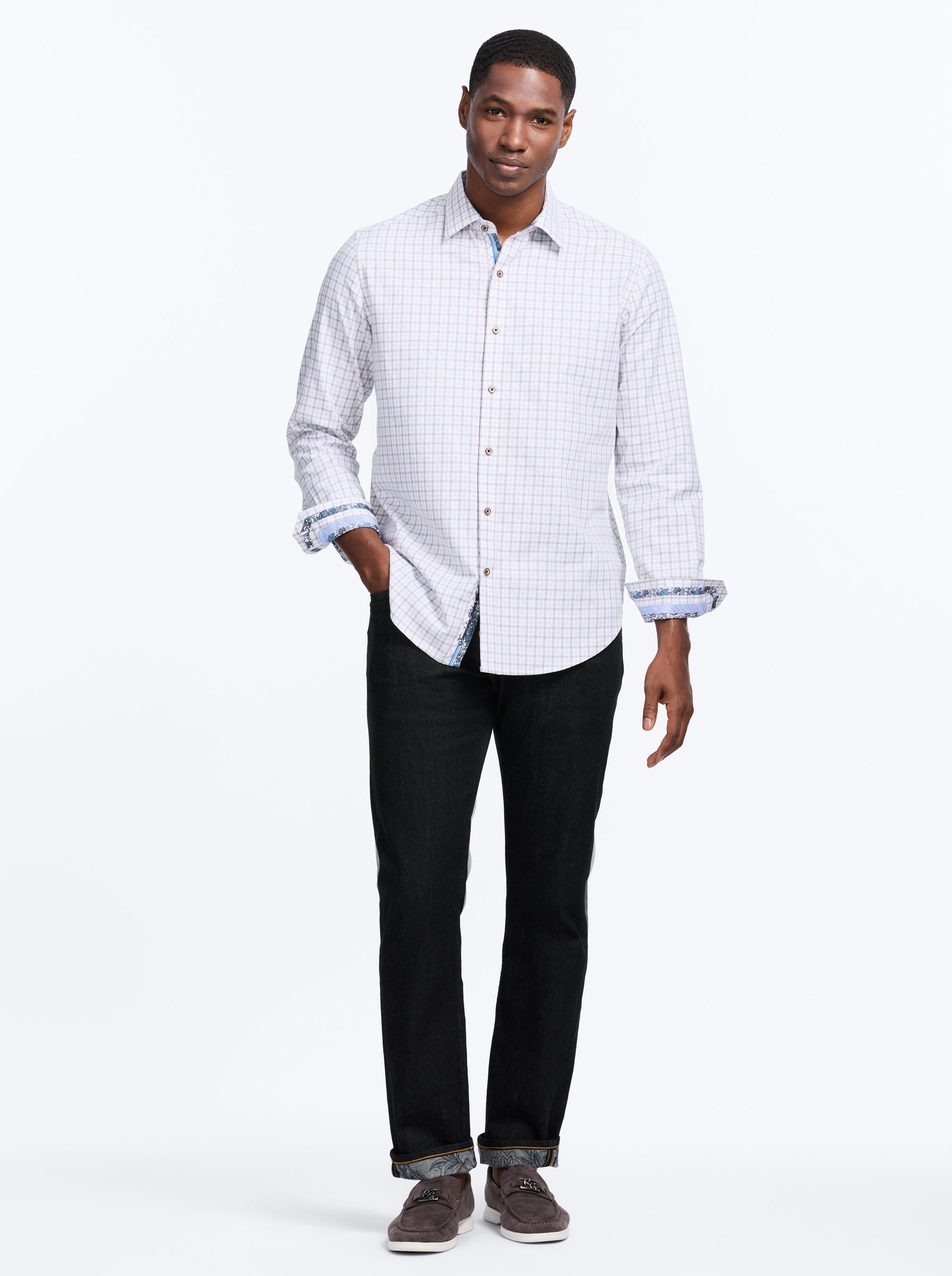 DARRINGTON LONG SLEEVE BUTTON DOWN SHIRT