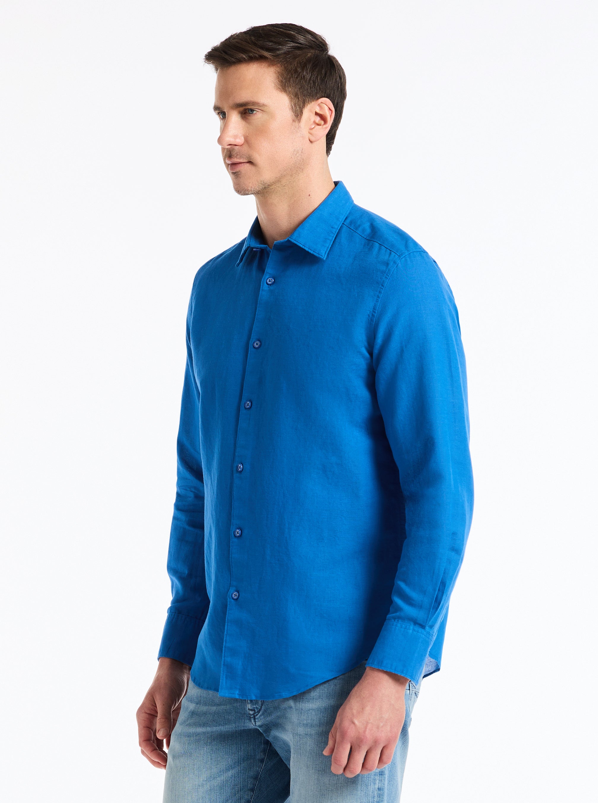DAVIS LONG SLEEVE BUTTON DOWN SHIRT