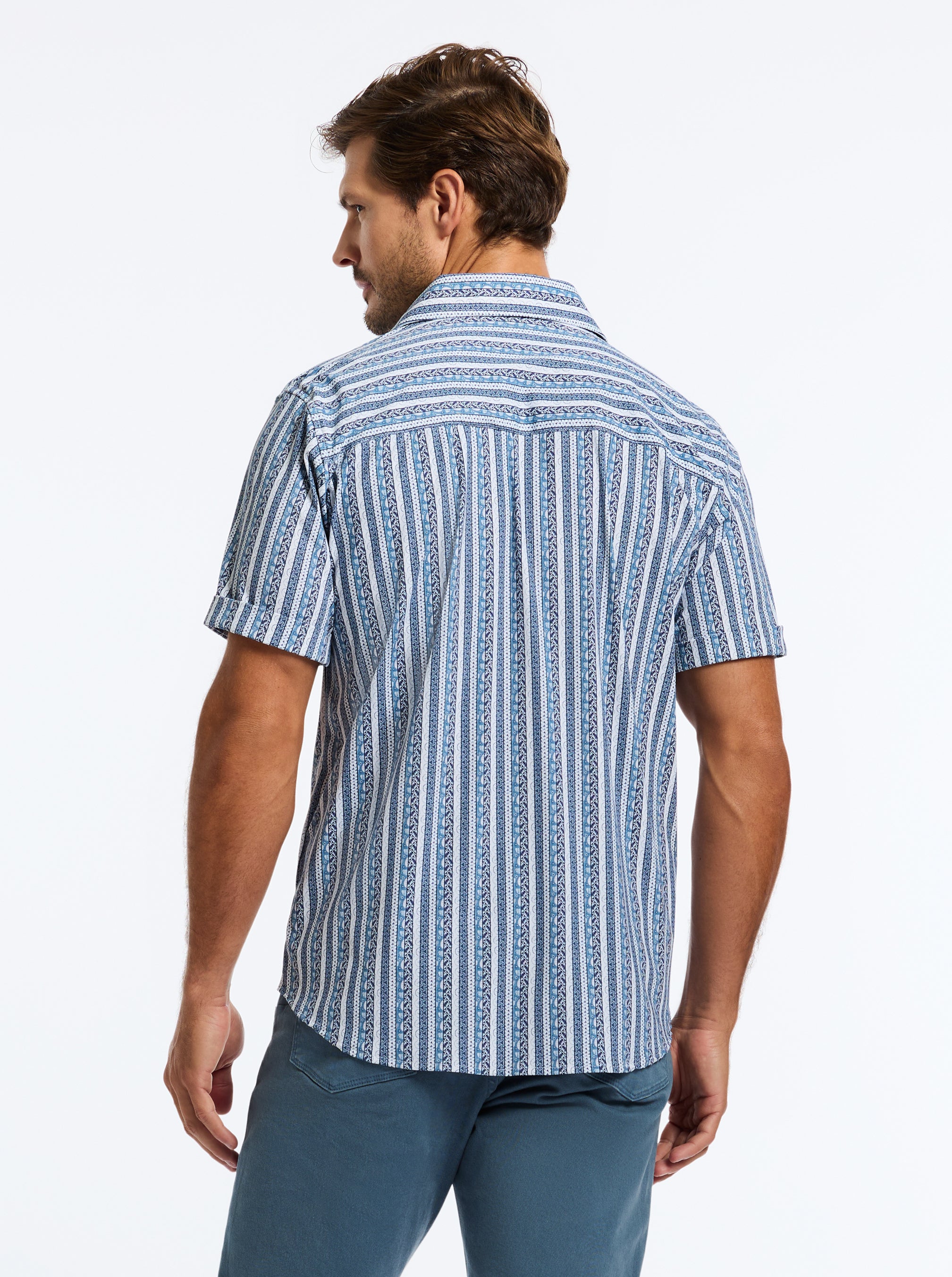 IONIAN SHORT SLEEVE BUTTON DOWN SHIRT