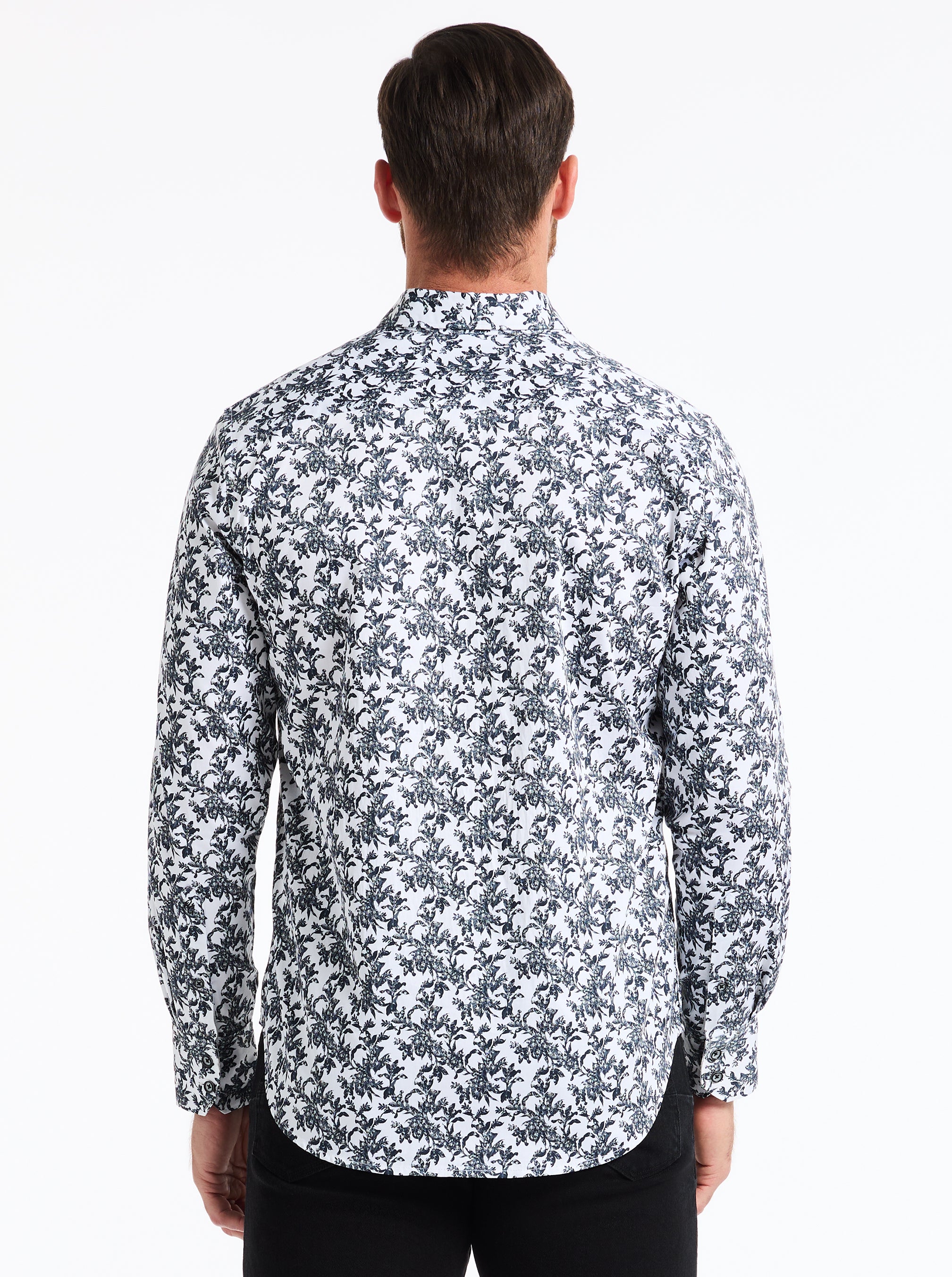 DELSON LONG SLEEVE BUTTON DOWN SHIRT