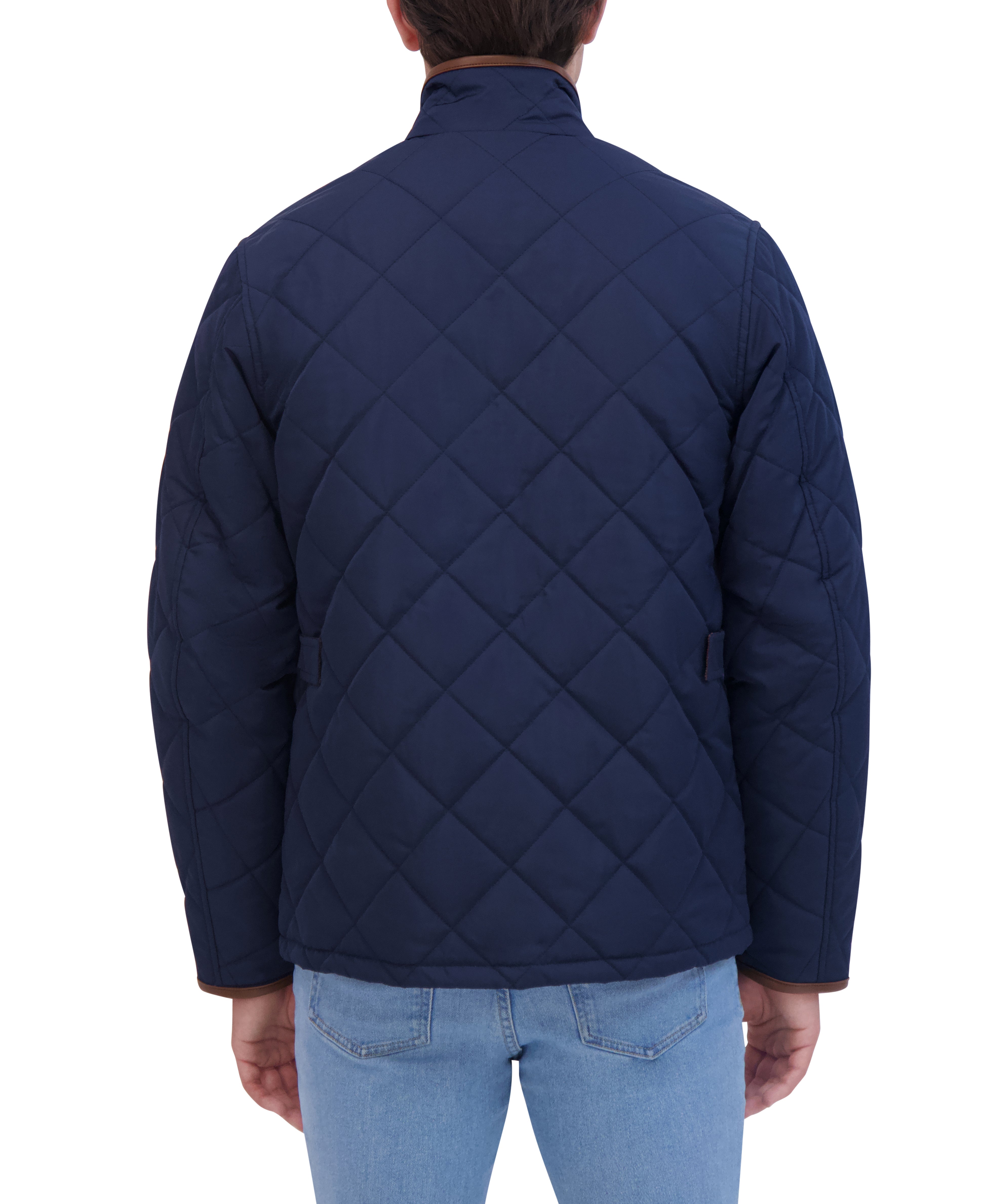 QUILTED STAND COLLAR