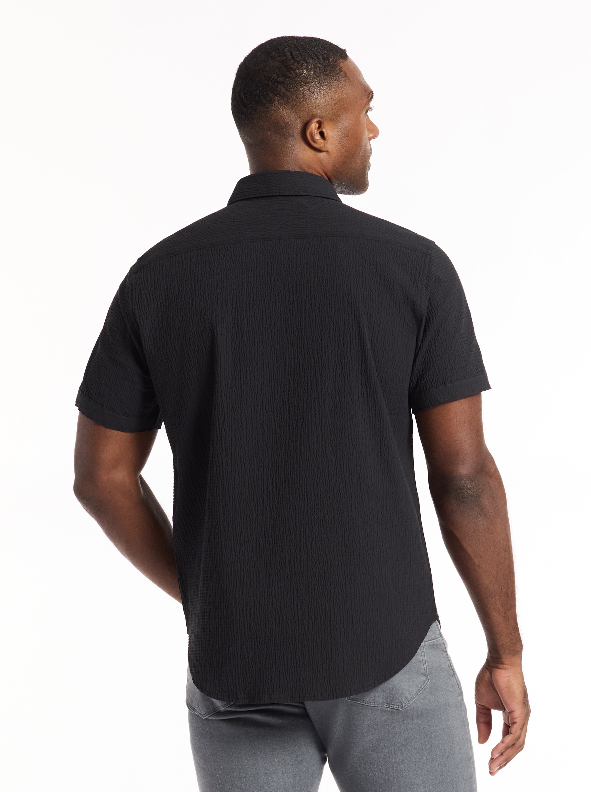 HARBOR SHORT SLEEVE BUTTON DOWN SHIRT