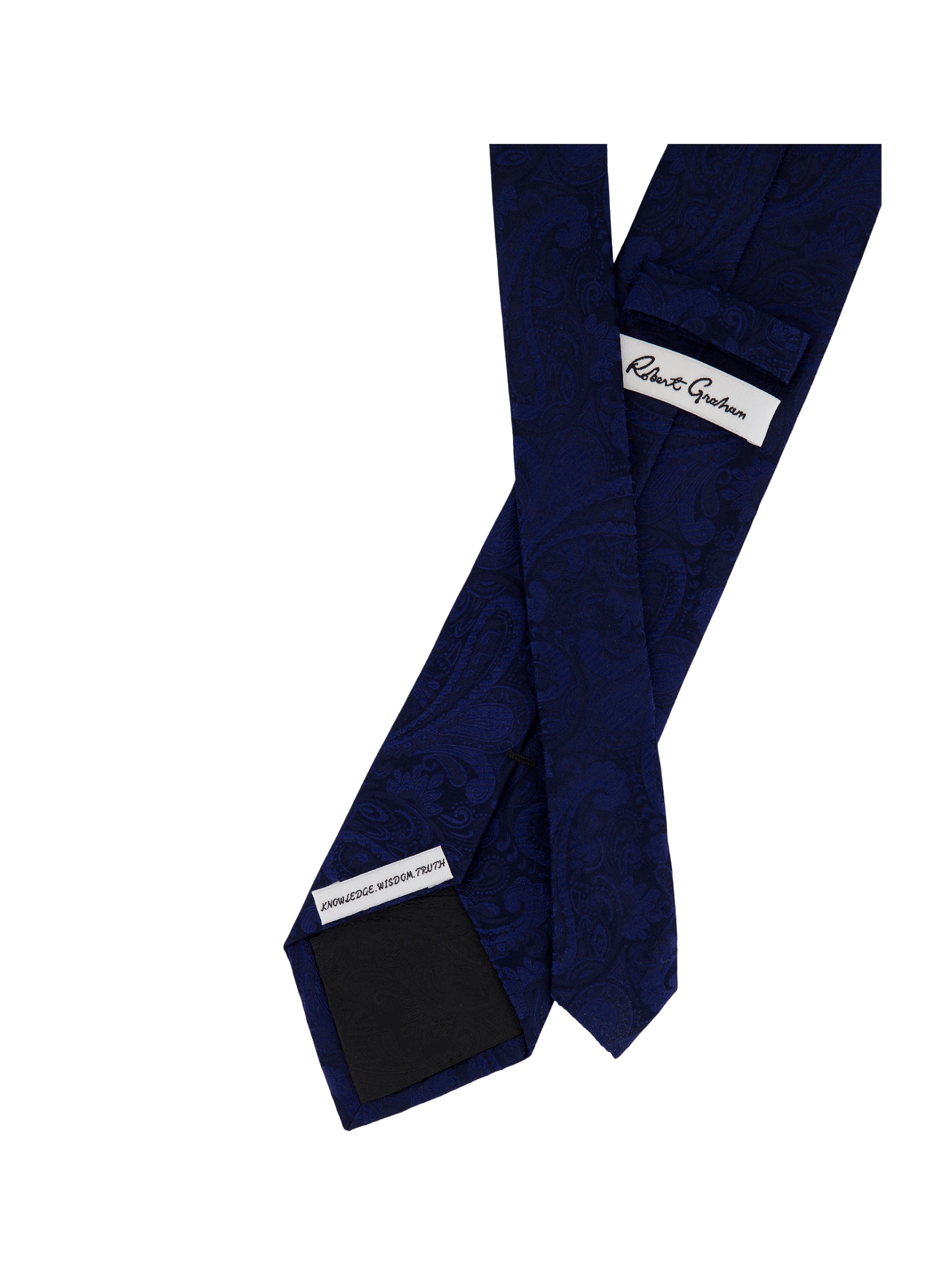 SOLID PAISLEY TIE