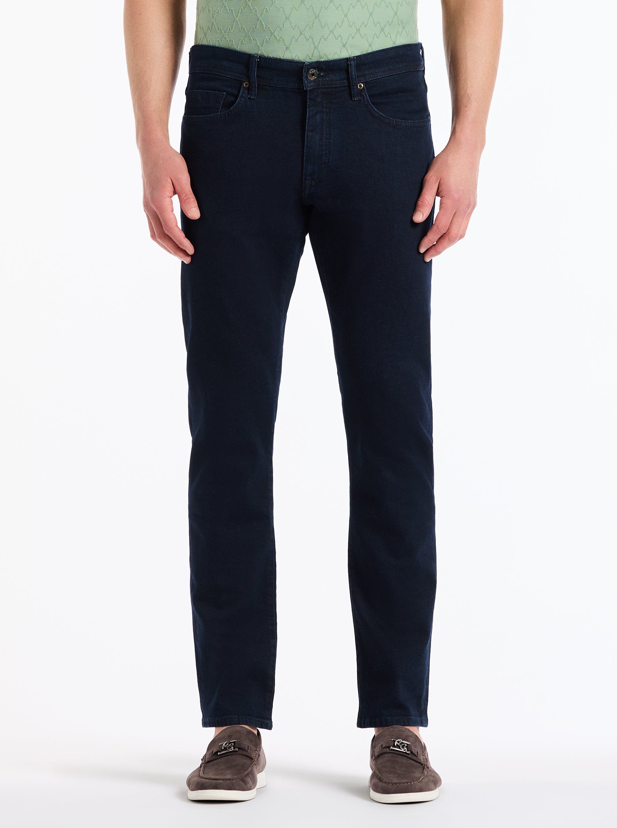 Robert Graham Dayne Relaxed Fit Straight Leg Men Jeans