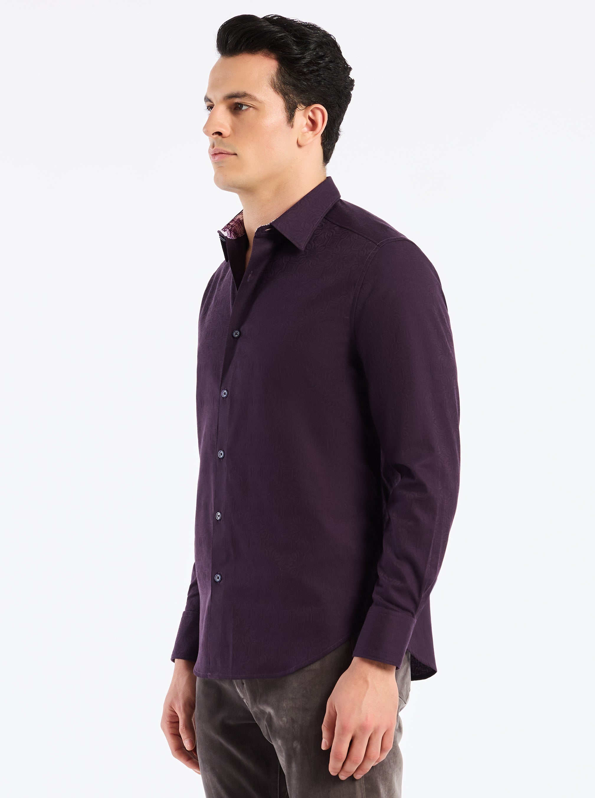 ODYSSEY LONG SLEEVE BUTTON DOWN SHIRT