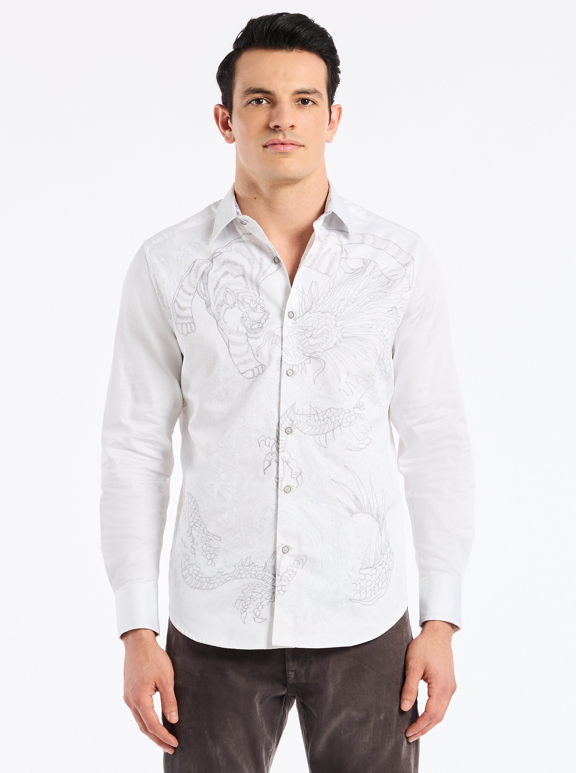 MAELSTORM LONG SLEEVE BUTTON DOWN SHIRT