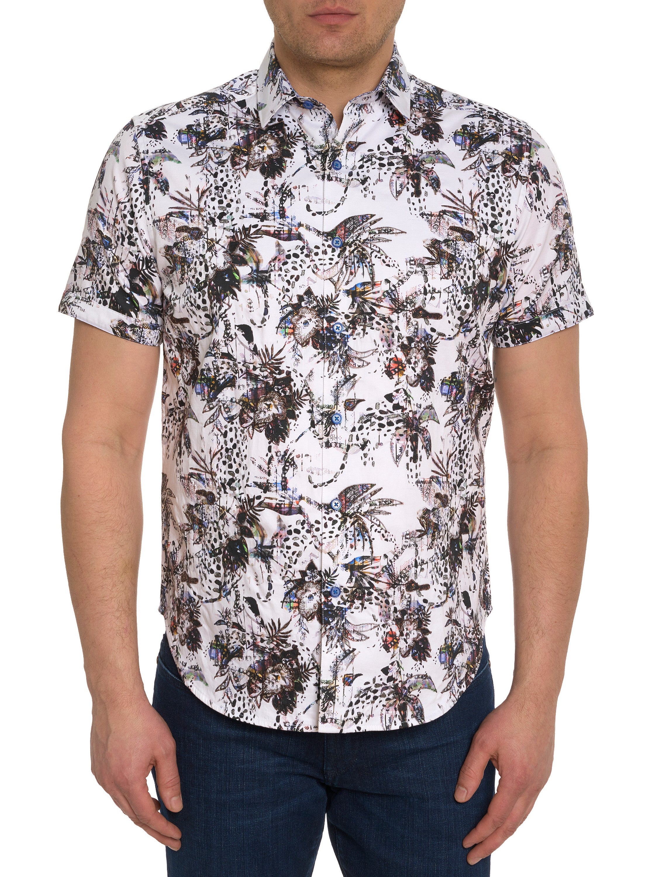 MANILA SHORT SLEEVE BUTTON DOWN SHIRT