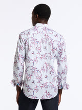 VINO VINES LONG SLEEVE BUTTON DOWN SHIRT