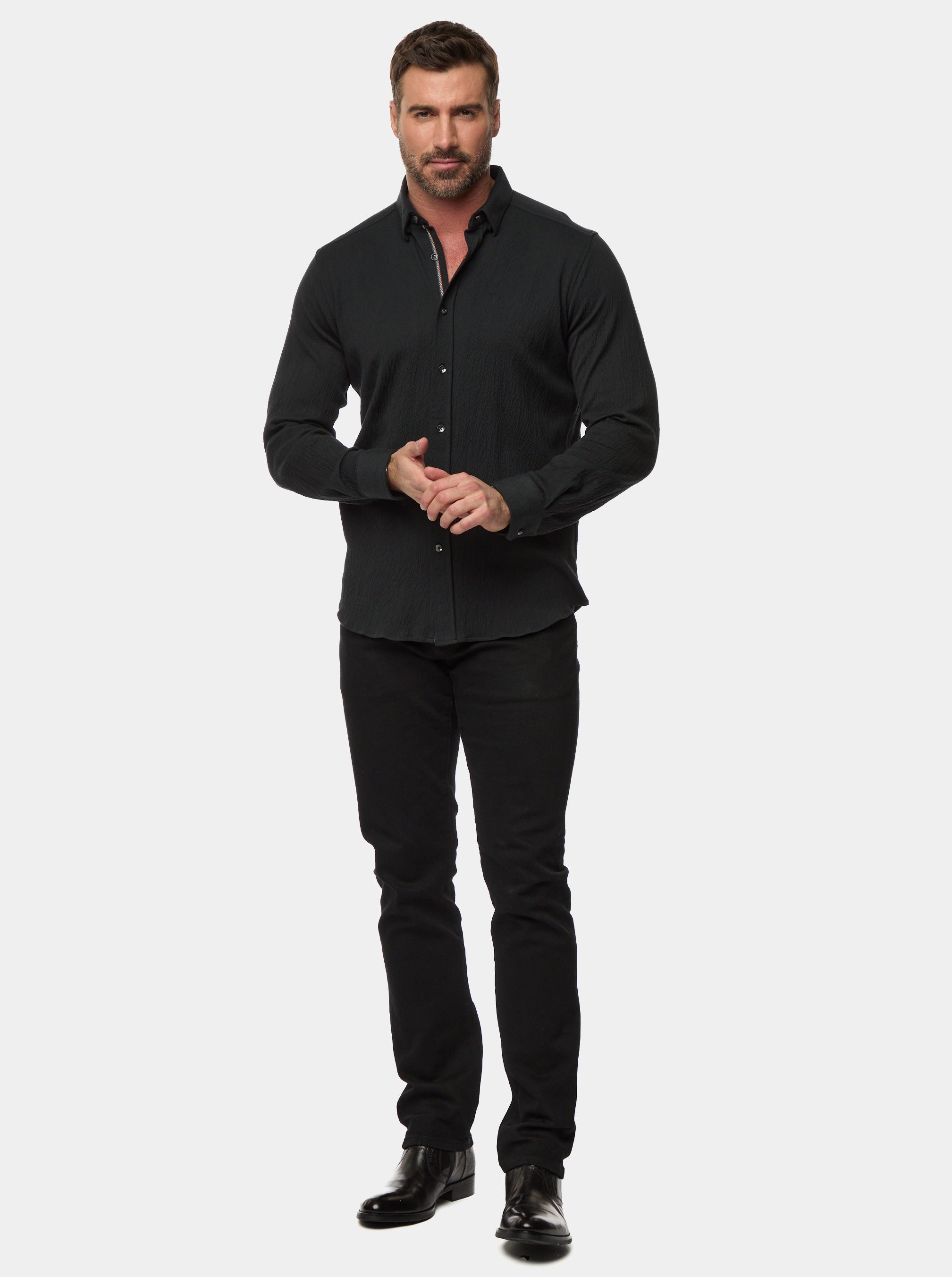 HAMMOND LONG SLEEVE BUTTON DOWN SHIRT