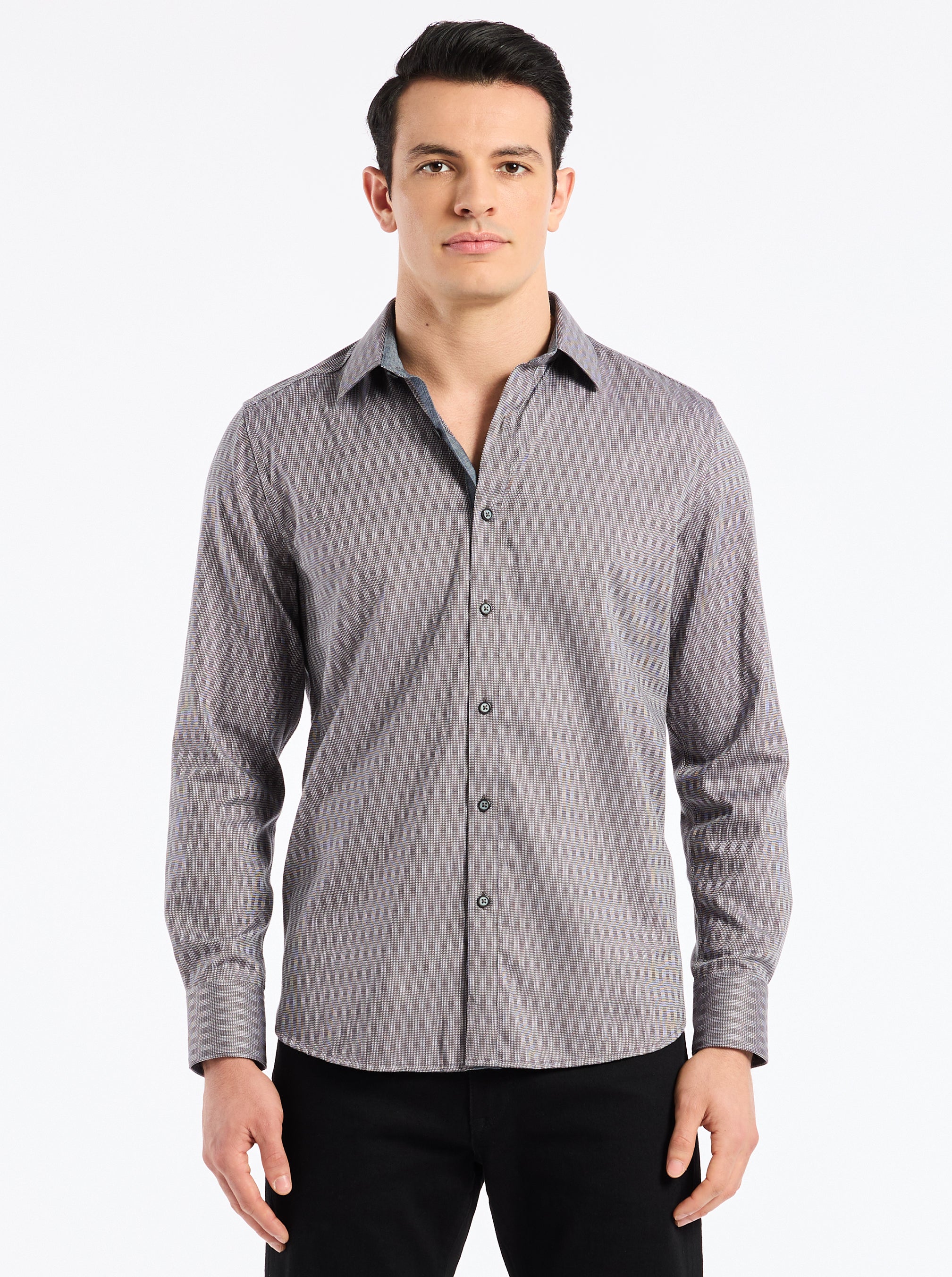 AKRON LONG SLEEVE BUTTON DOWN SHIRT