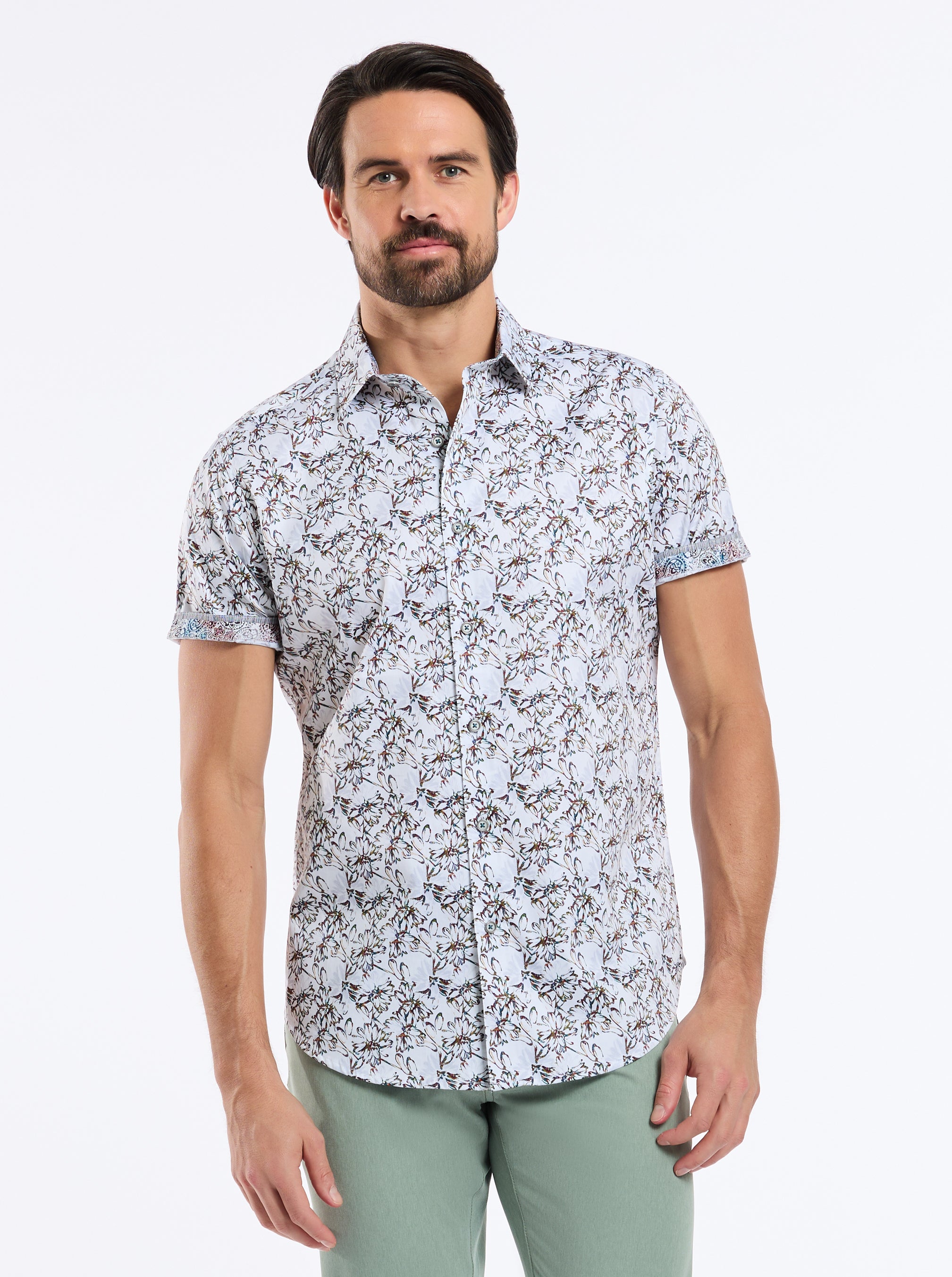 ROCCO SHORT SLEEVE BUTTON DOWN SHIRT