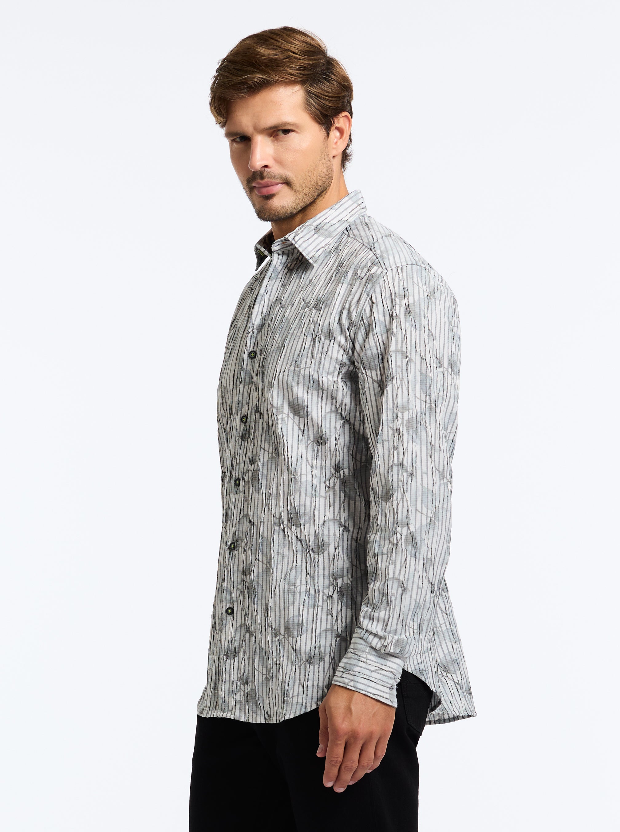 LAGOS LONG SLEEVE BUTTON DOWN SHIRT