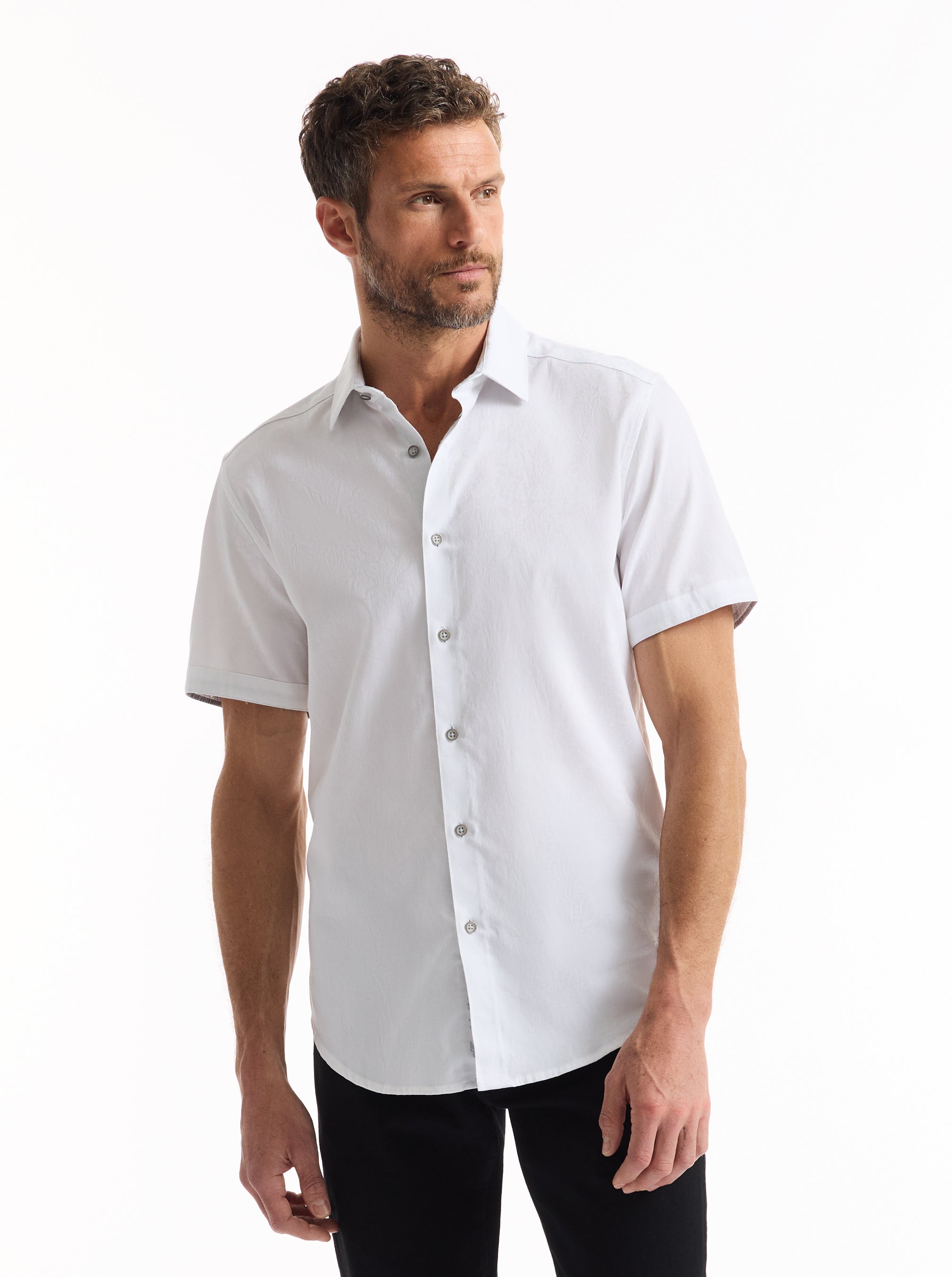 HIGHLAND SHORT SLEEVE BUTTON DOWN SHIRT