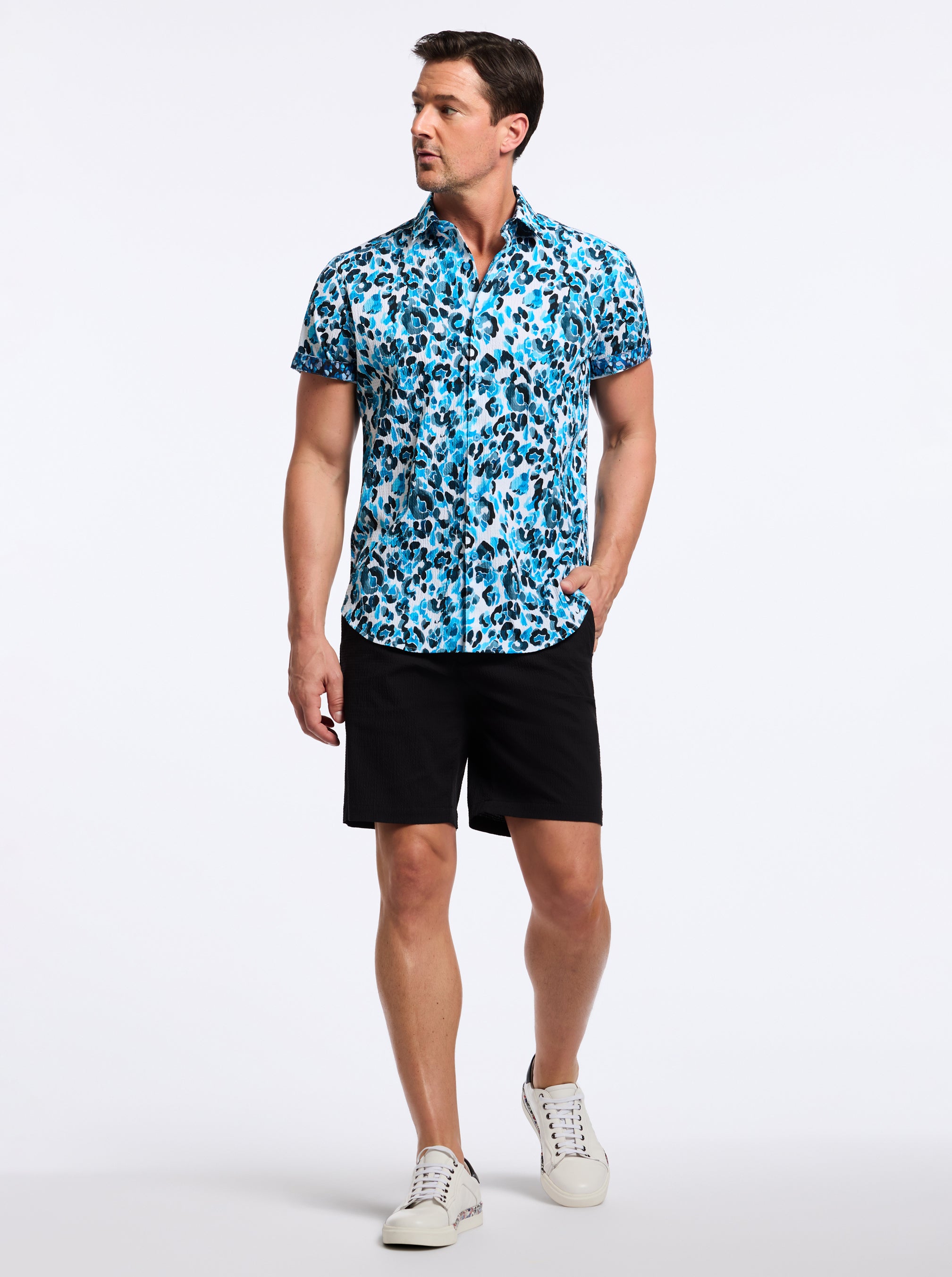 PANTANAL SHORT SLEEVE BUTTON DOWN SHIRT