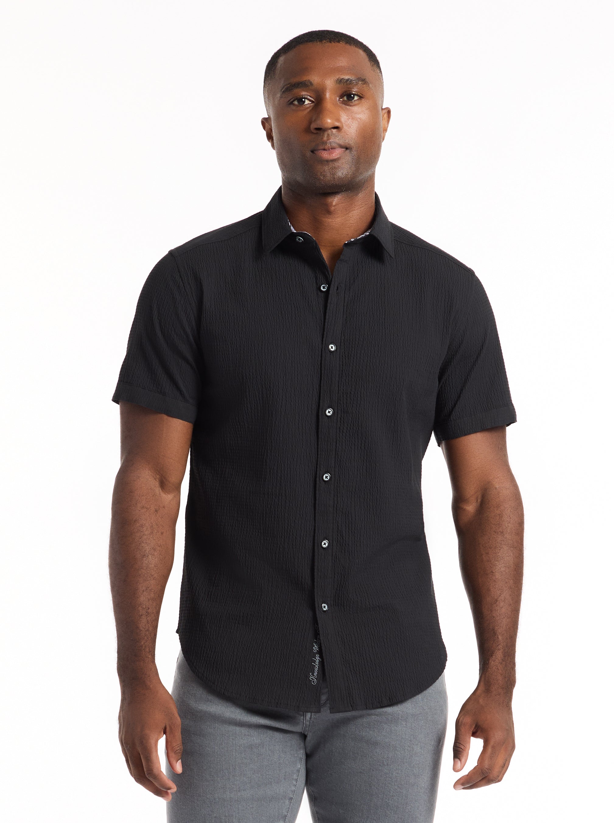 HARBOR SHORT SLEEVE BUTTON DOWN SHIRT