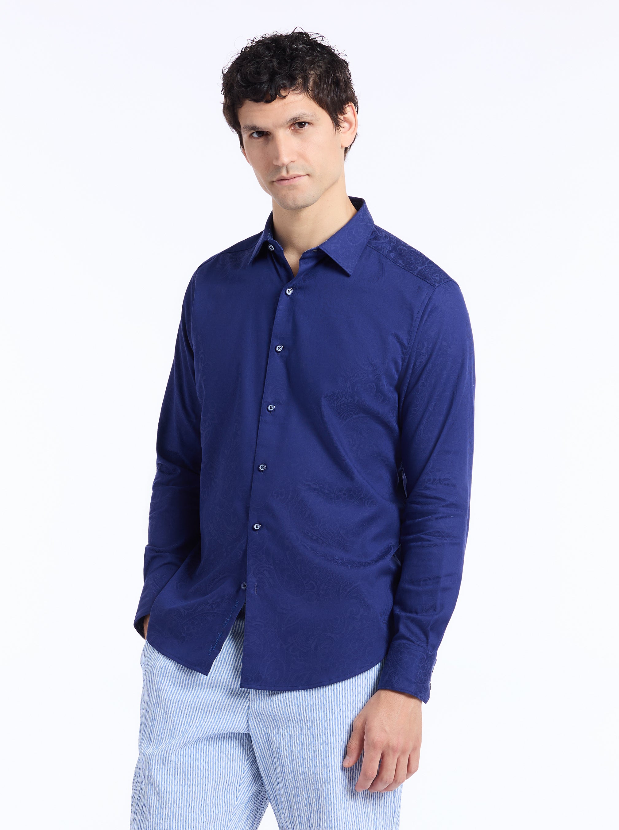 HUDSON LONG SLEEVE BUTTON DOWN SHIRT