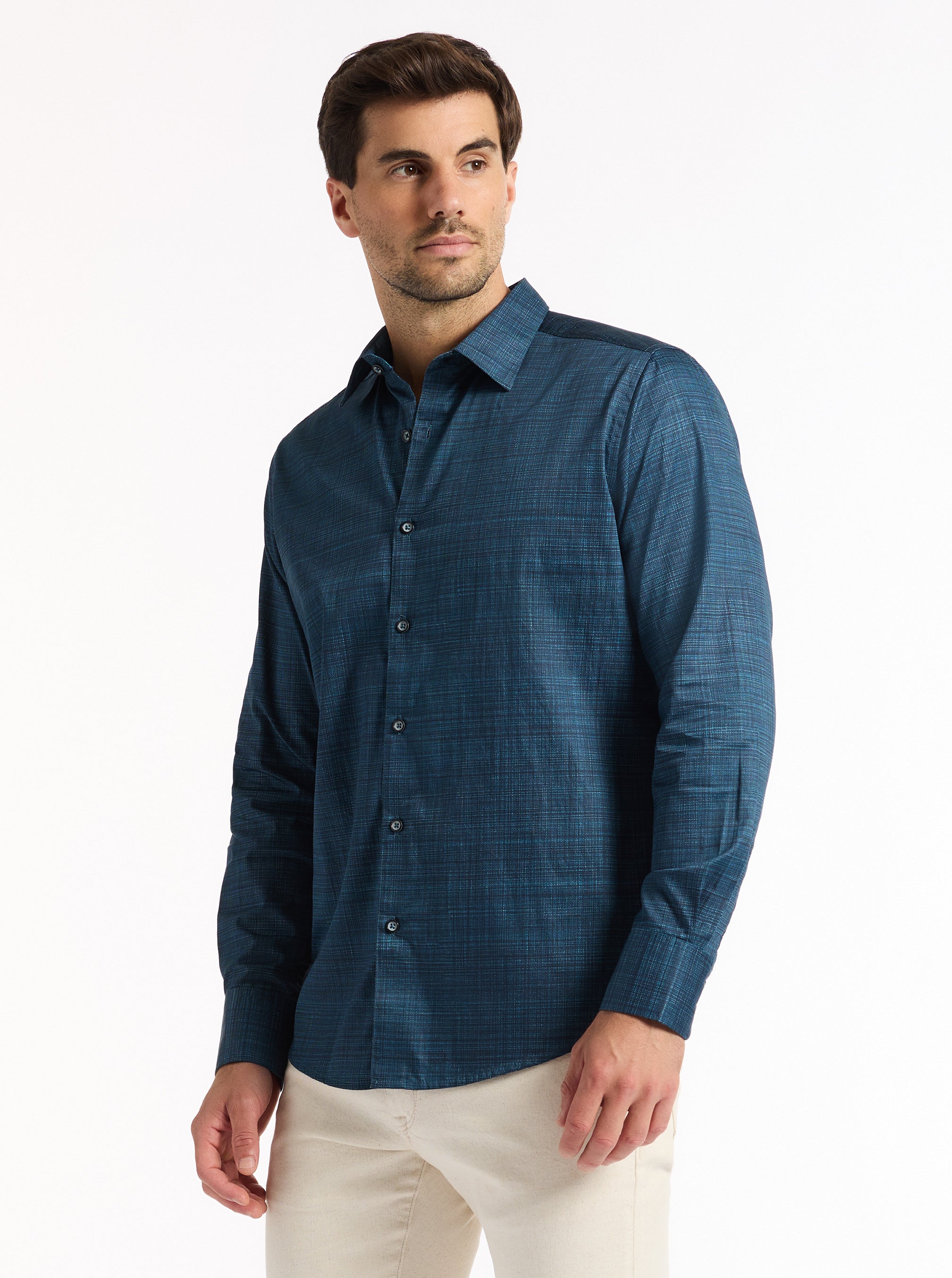 ROTH LONG SLEEVE BUTTON DOWN SHIRT