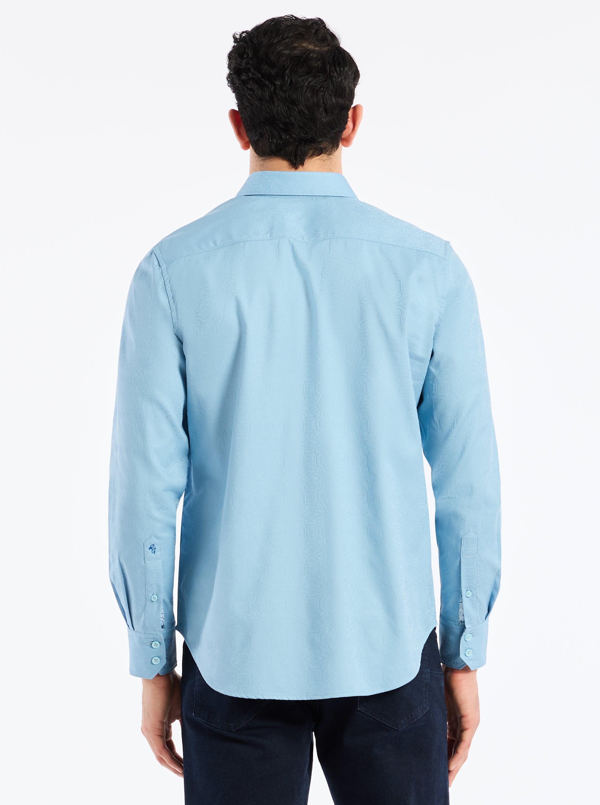 ODYSSEY LONG SLEEVE BUTTON DOWN SHIRT