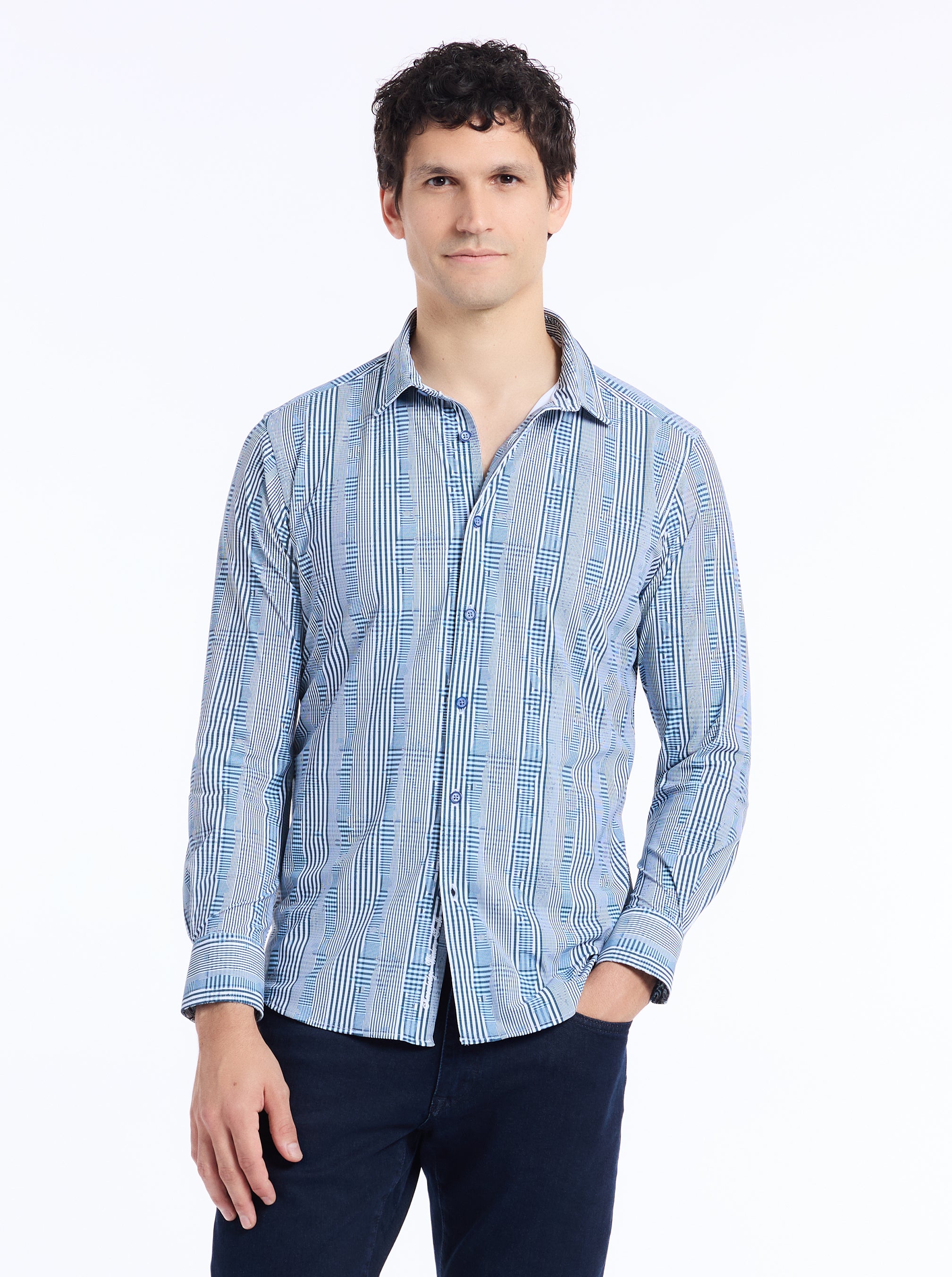 CHARNWOOD LONG SLEEVE BUTTON DOWN SHIRT