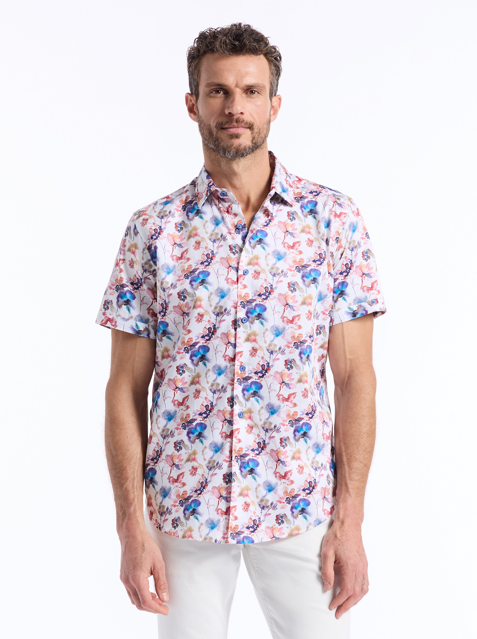 NORBY SHORT SLEEVE BUTTON DOWN SHIRT