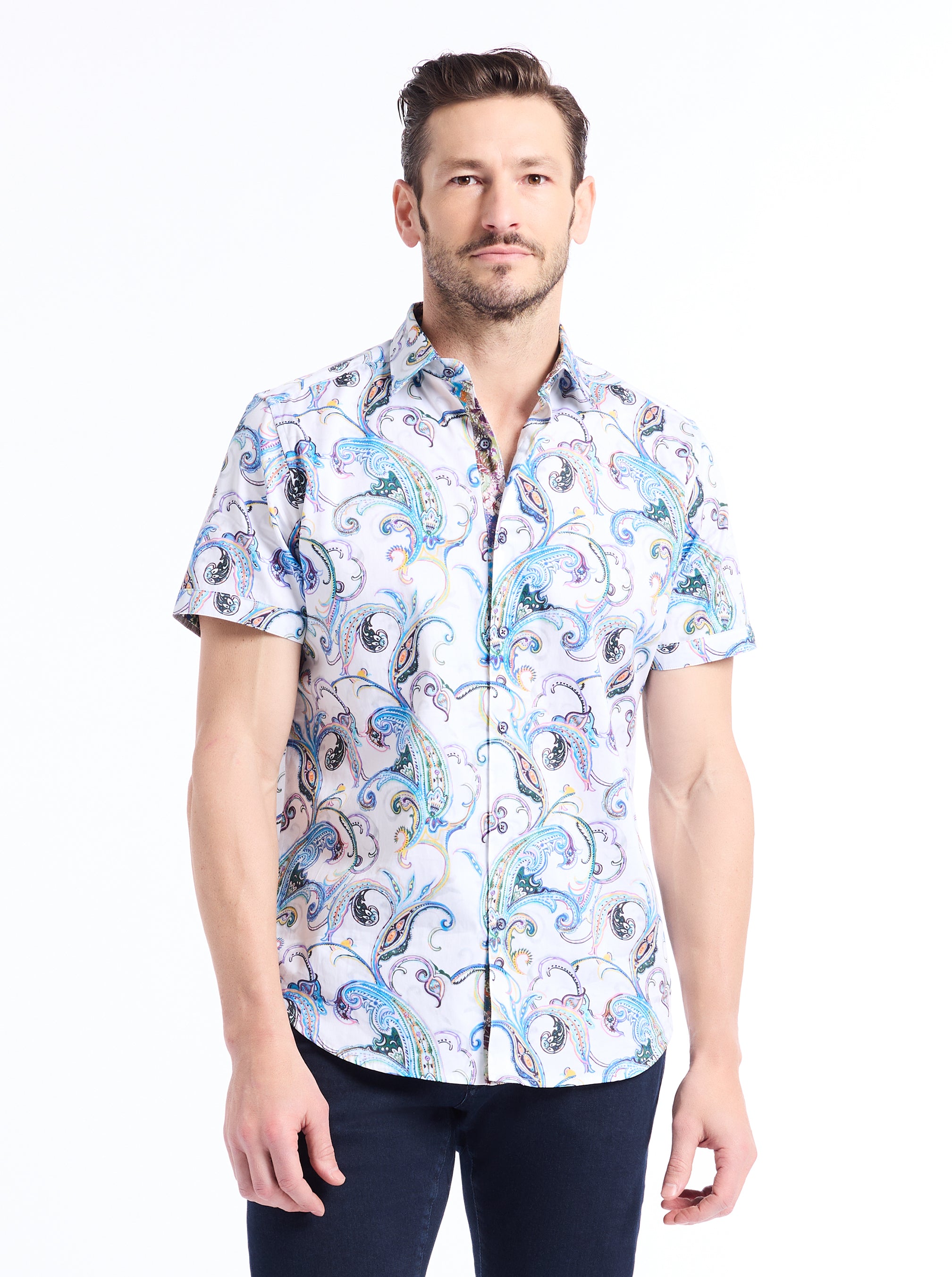 GRASSHOPPER 2 SHORT SLEEVE BUTTON DOWN SHIRT