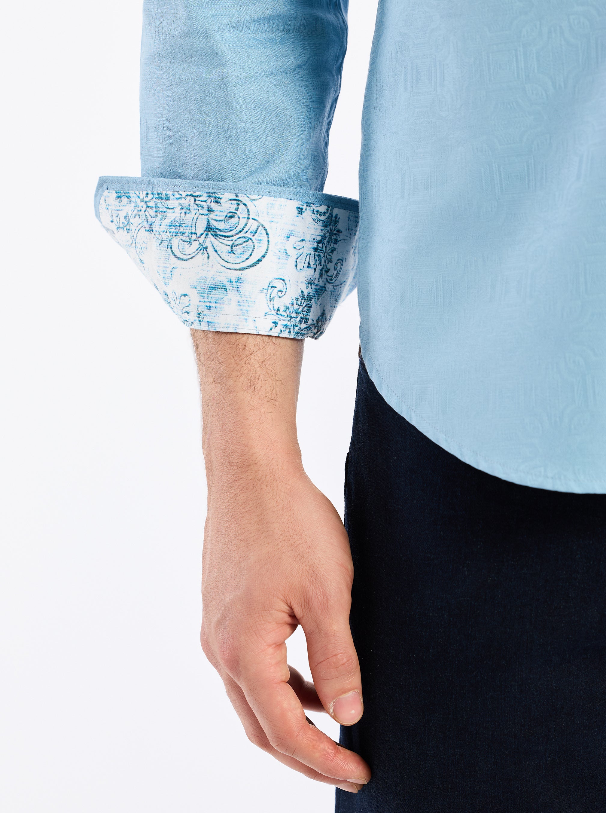 ODYSSEY LONG SLEEVE BUTTON DOWN SHIRT