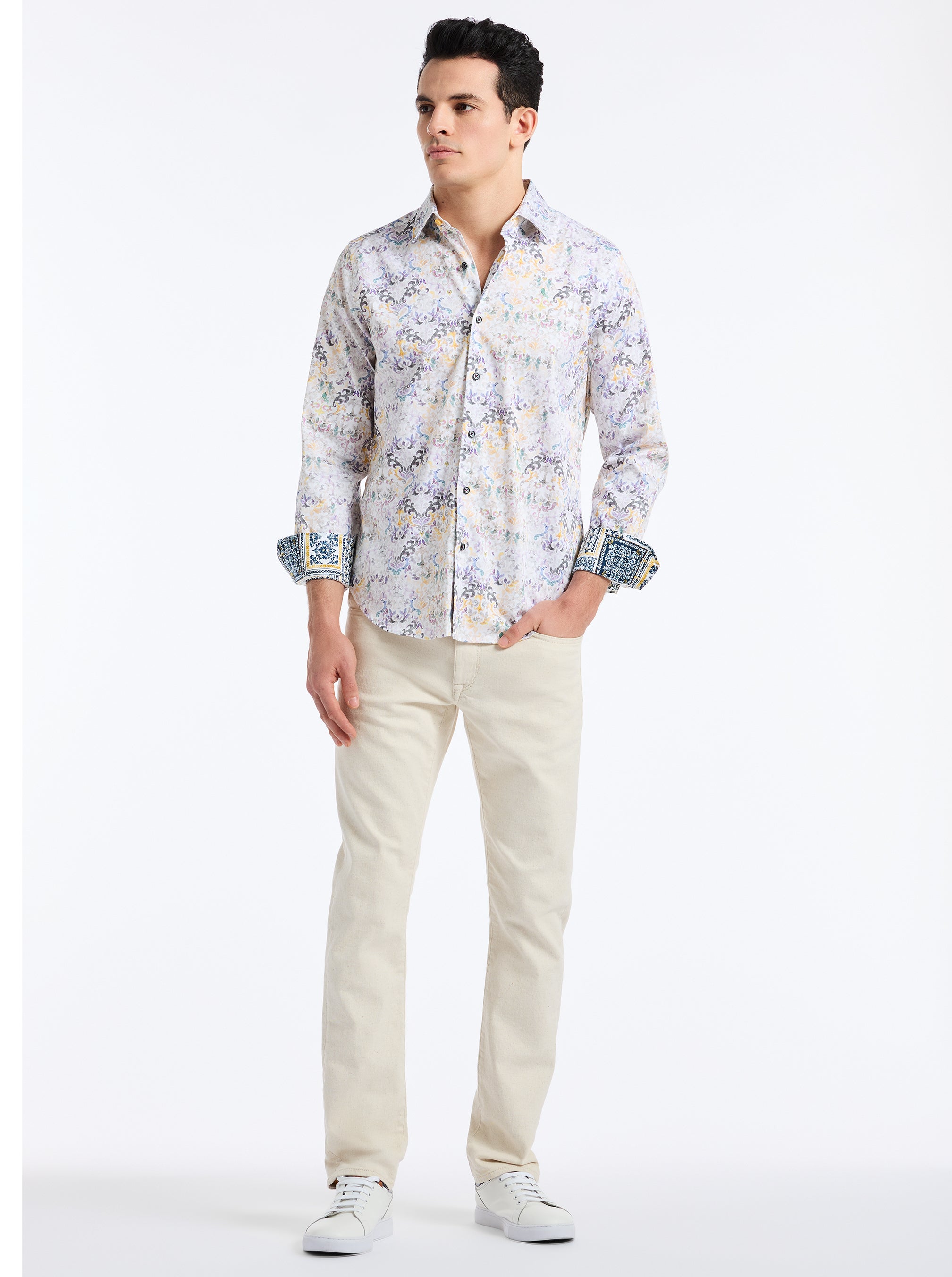 CROATIA LONG SLEEVE BUTTON DOWN SHIRT