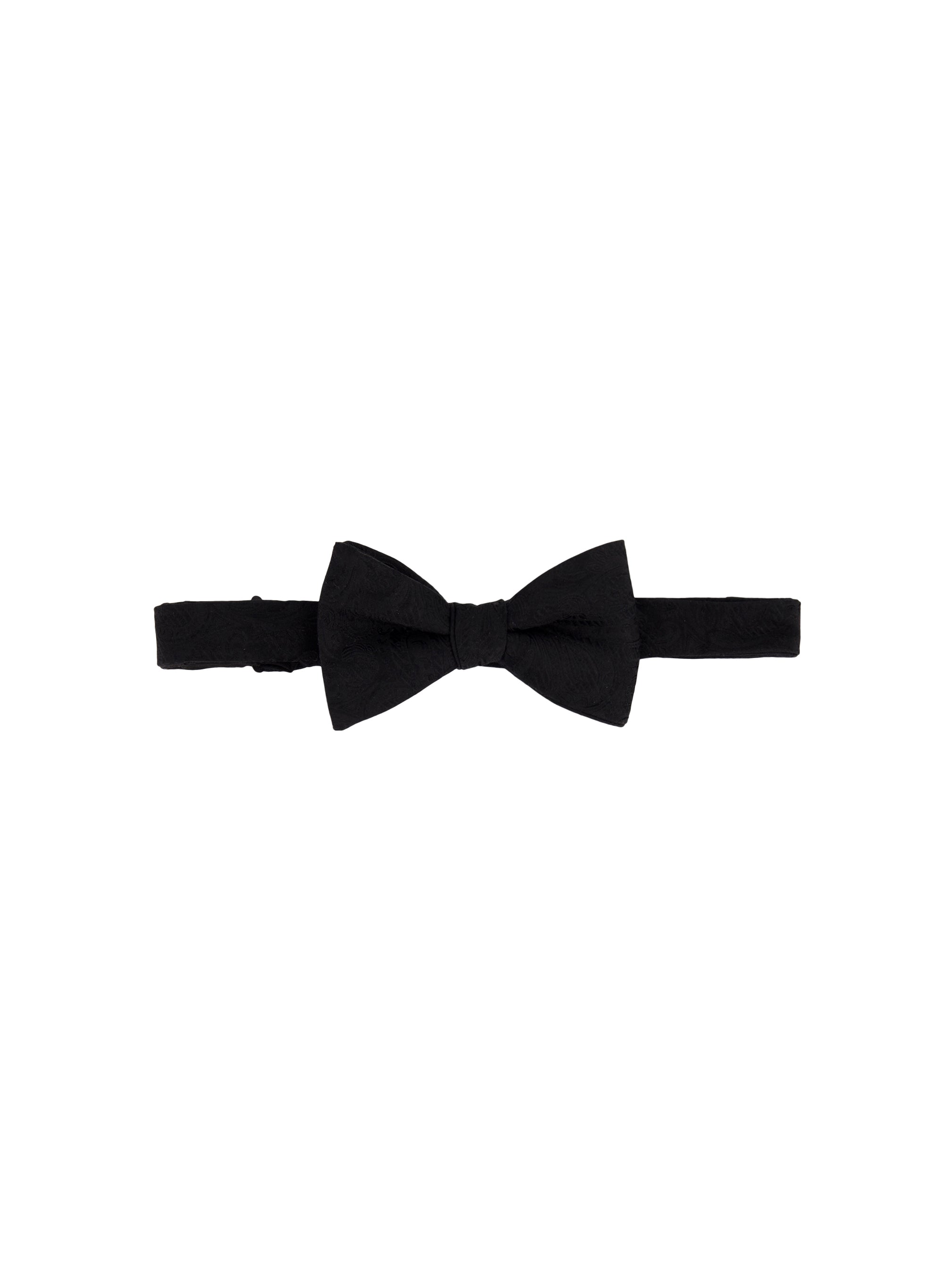 SOLID PAISLEY BOW TIE