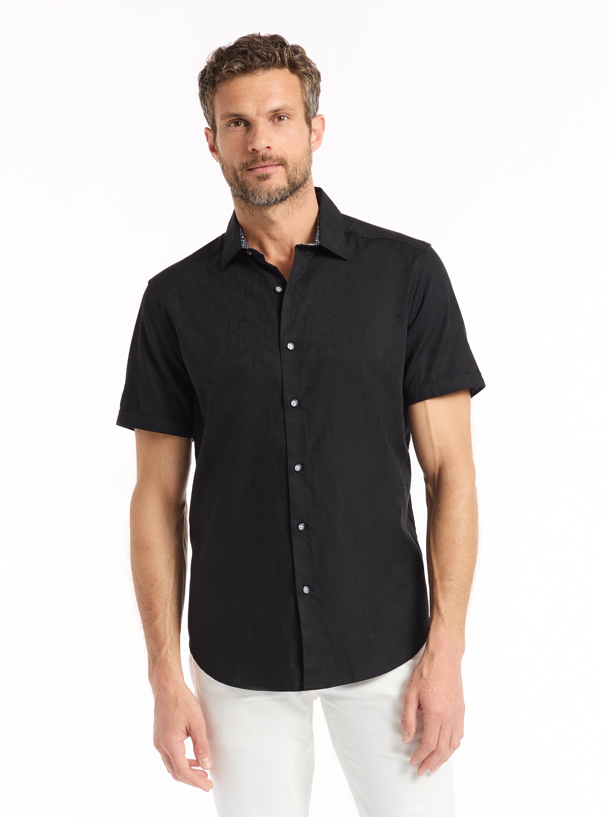 HIGHLAND SHORT SLEEVE BUTTON DOWN SHIRT