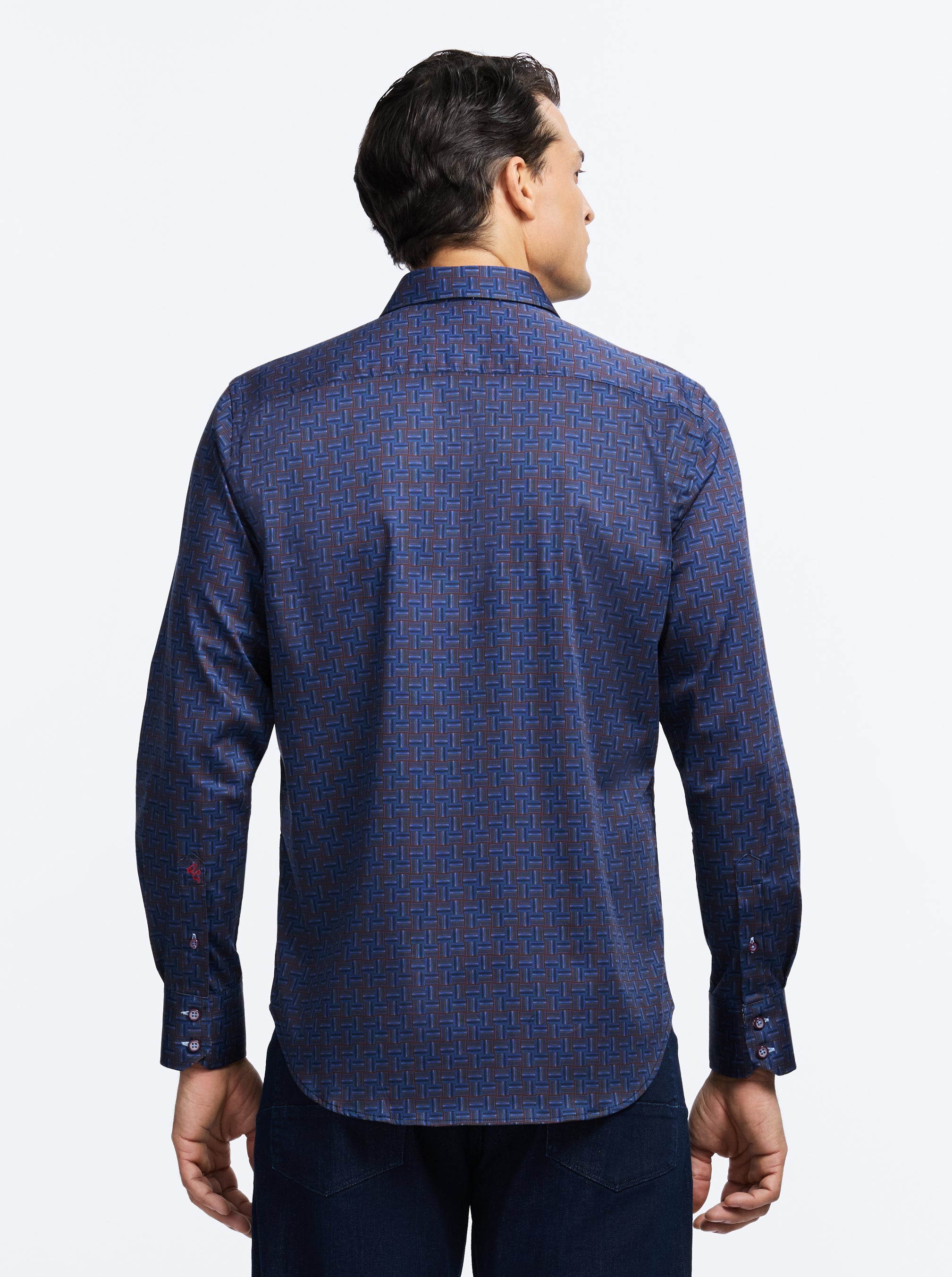 TALBOT LONG SLEEVE BUTTON DOWN KNIT SHIRT