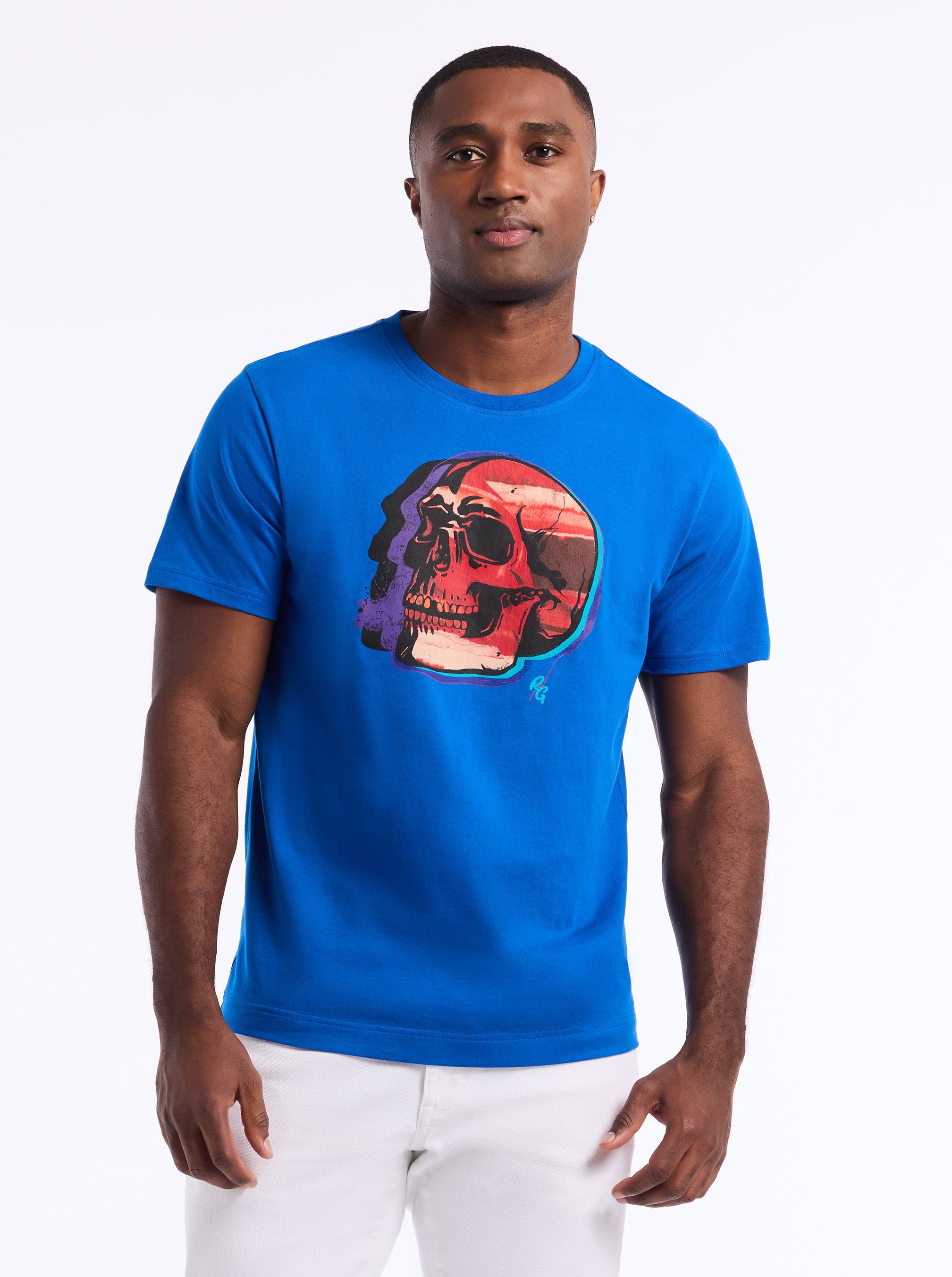 STAMP SKULL SHORT SLEEVE T-SHIRT