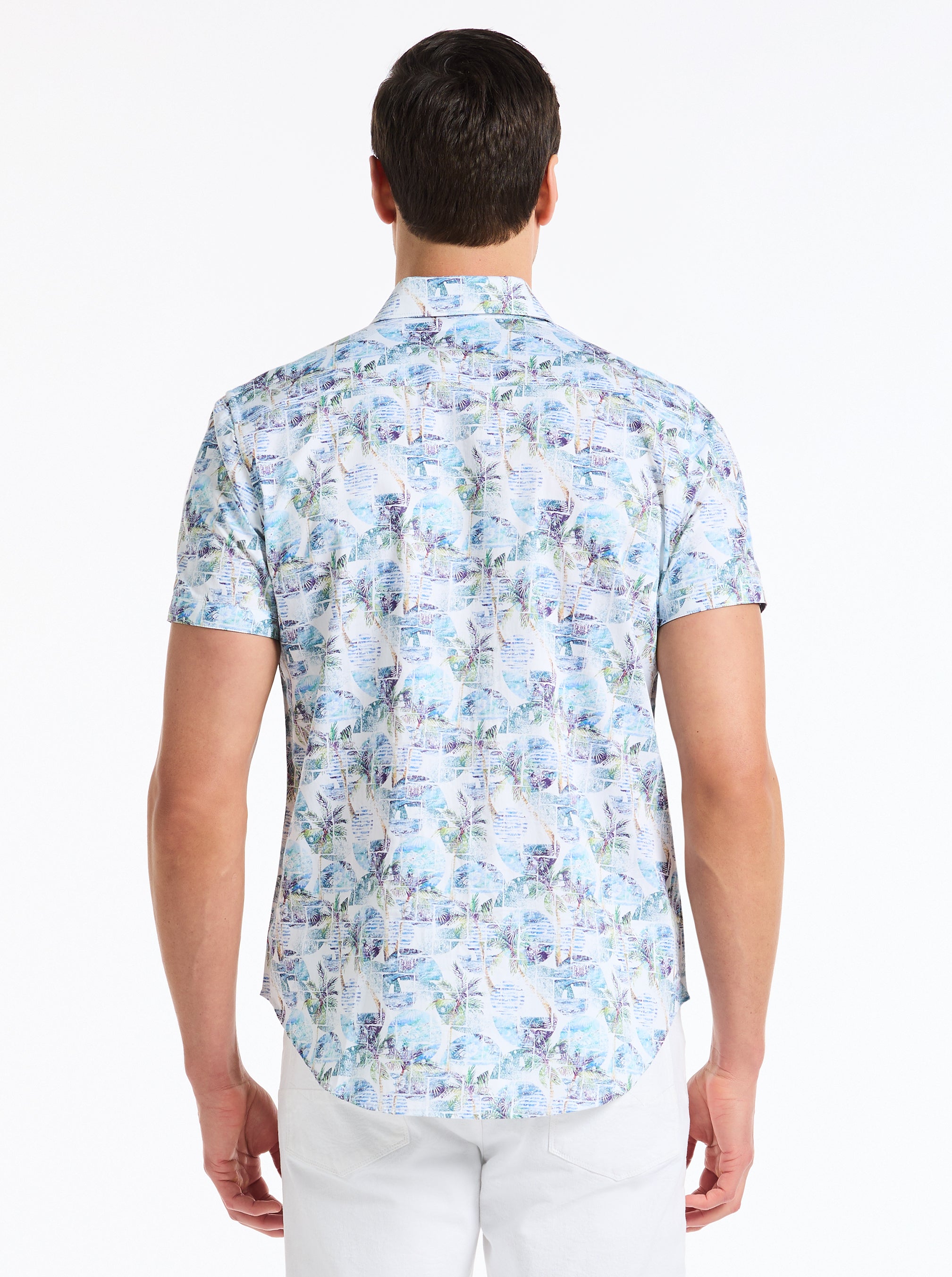 MONROE SHORT SLEEVE BUTTON DOWN SHIRT