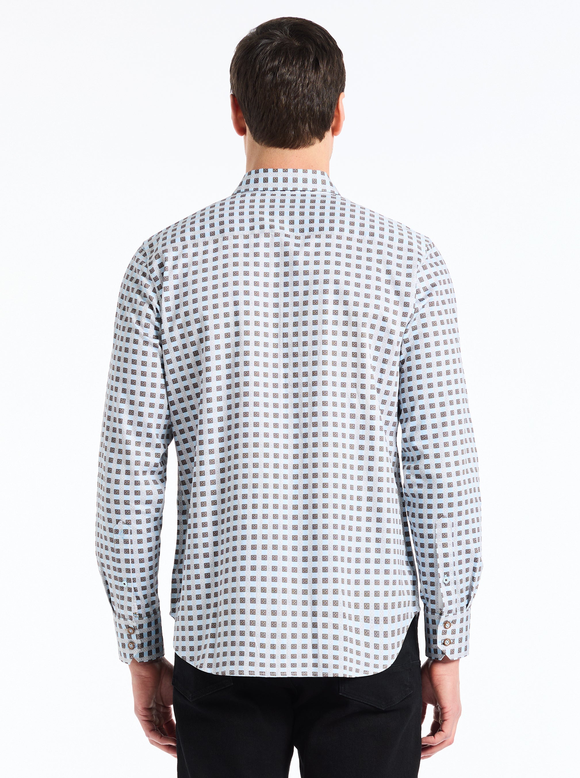 OSTIN LONG SLEEVE BUTTON DOWN SHIRT