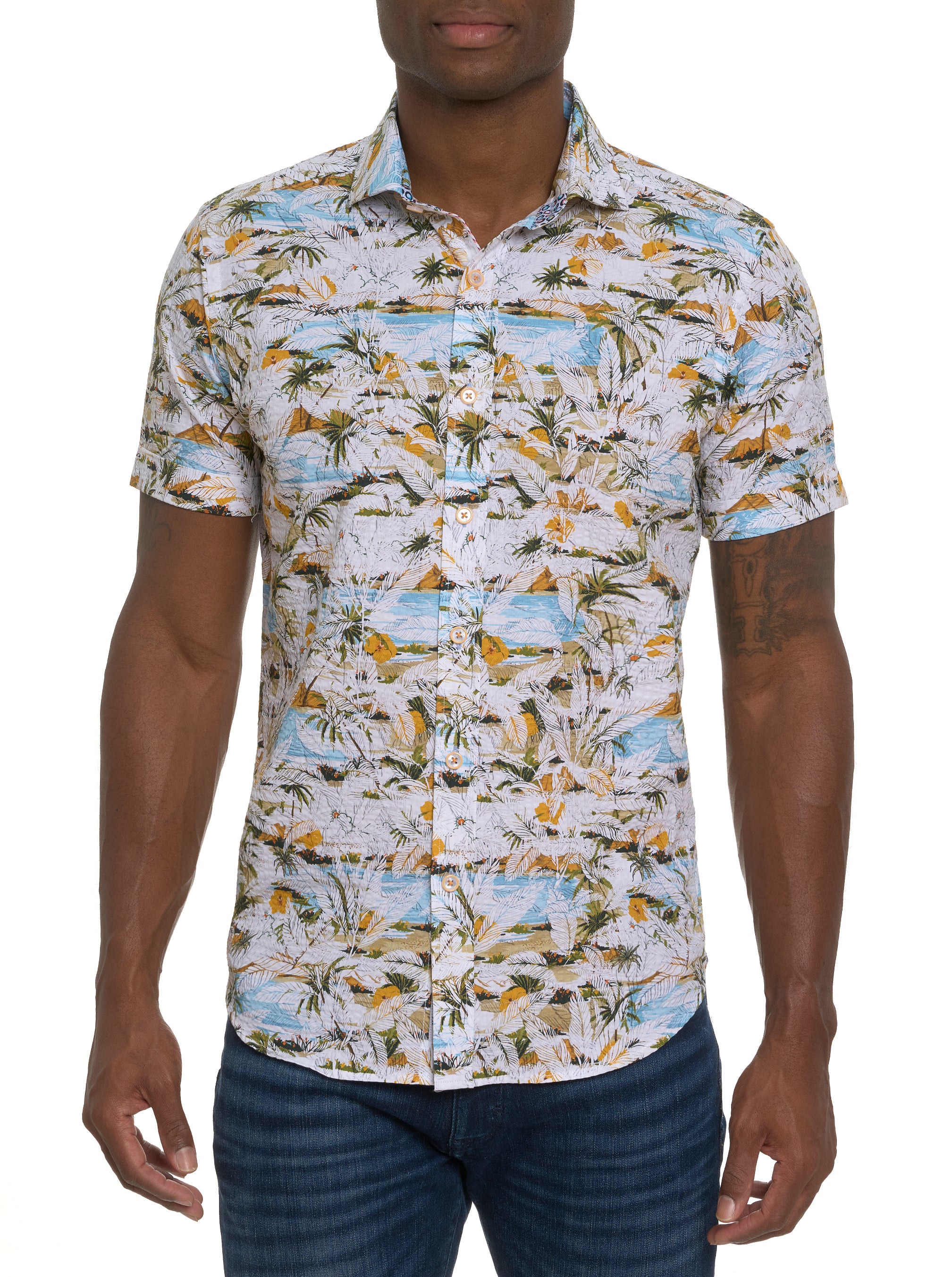 CEDARHURST SHORT SLEEVE BUTTON DOWN SHIRT BIG