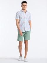 PASSPORT SHORT SLEEVE BUTTON DOWN SHIRT TALL