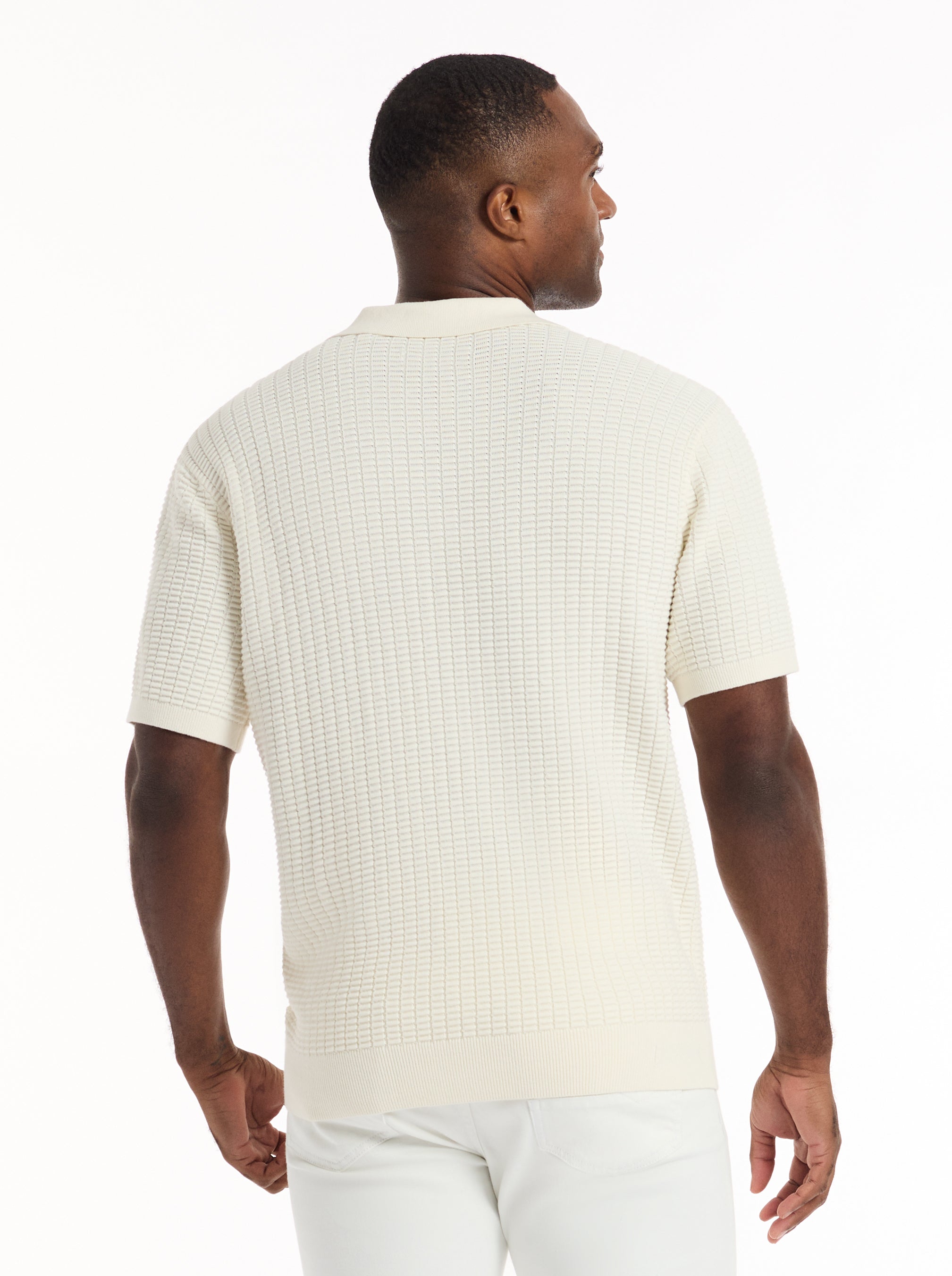 MACOMBS SHORT SLEEVE SWEATER POLO