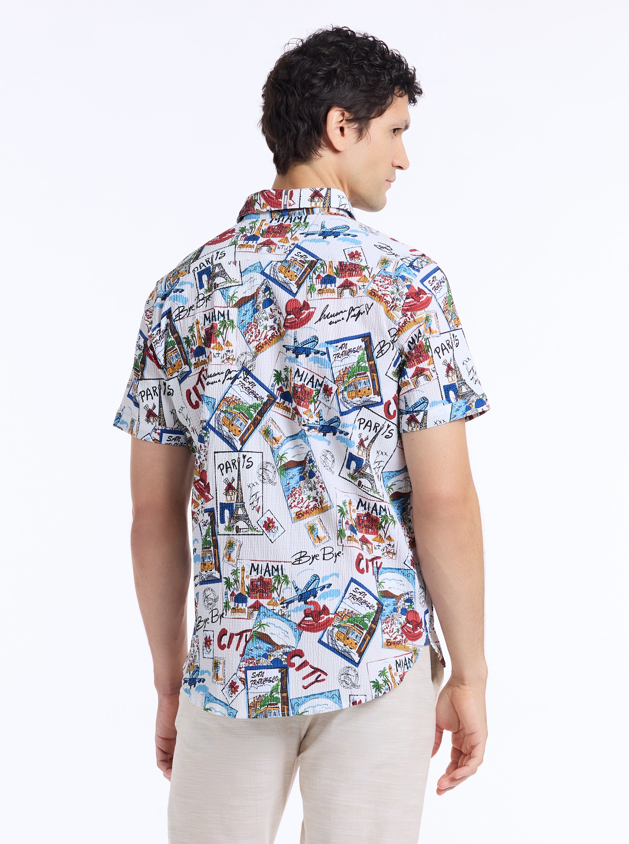 SUAVE DE VIE SHORT SLEEVE BUTTON DOWN SHIRT