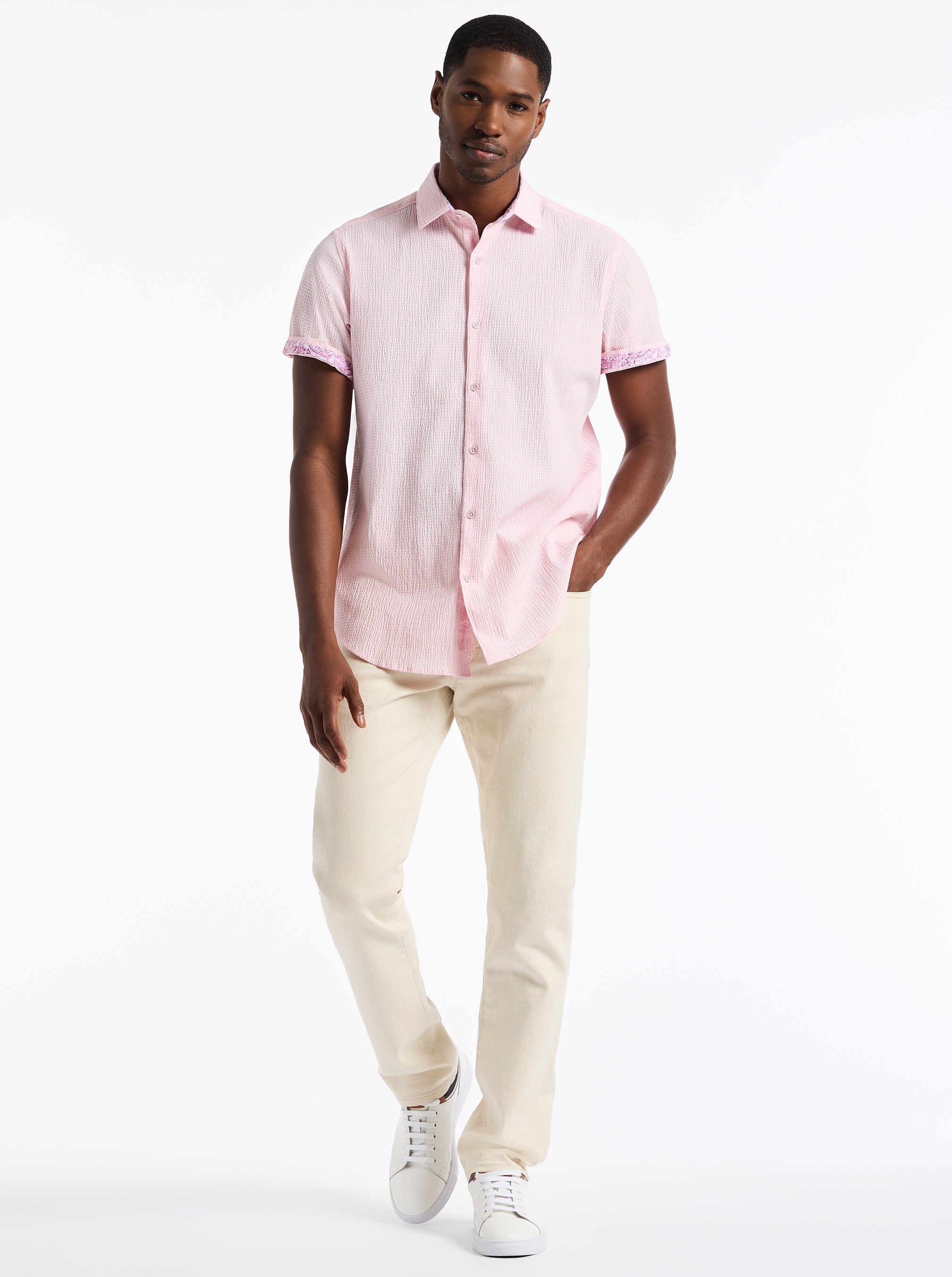 PIERS SHORT SLEEVE BUTTON DOWN SHIRT