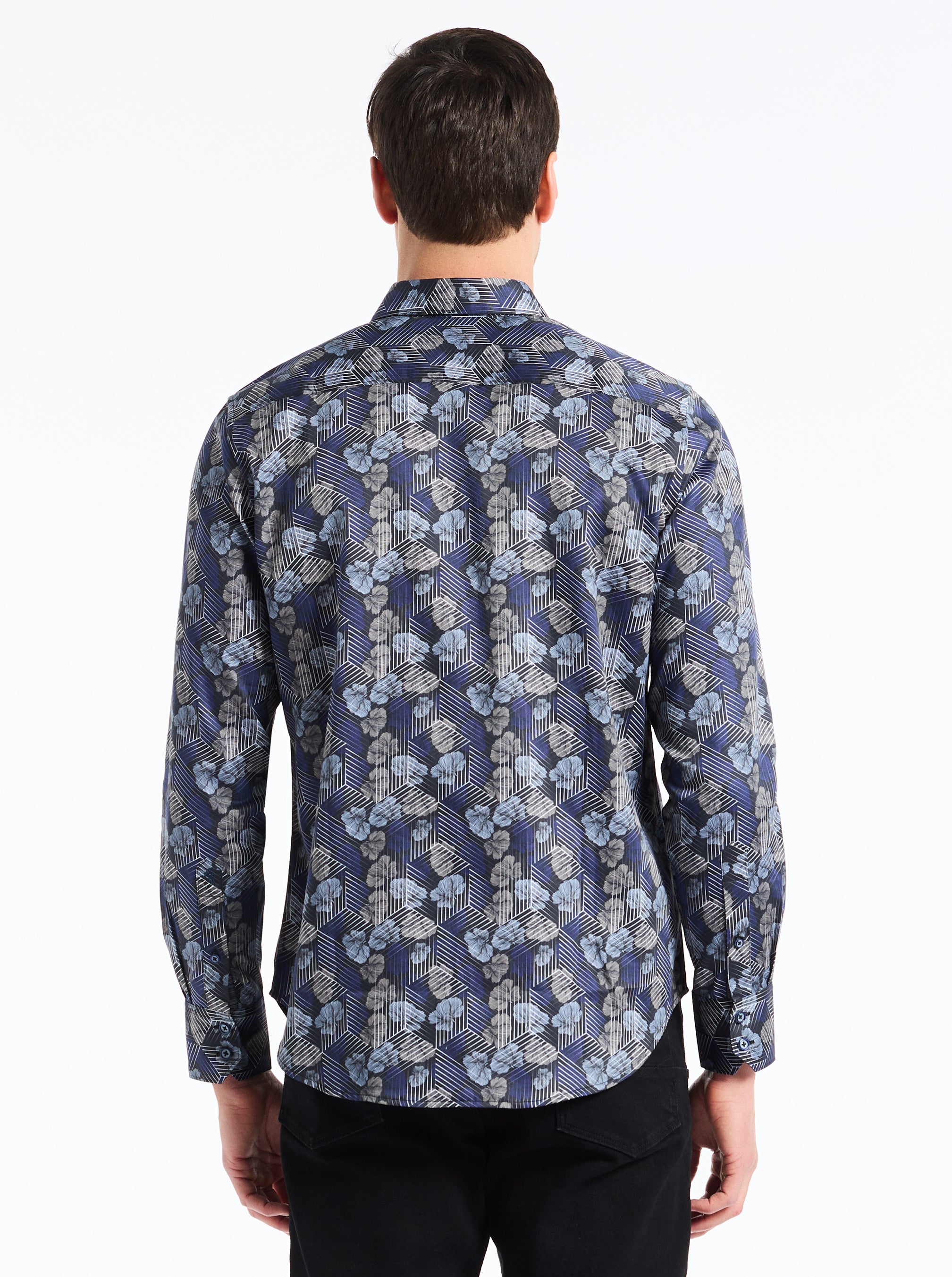 HENRY LONG SLEEVE BUTTON DOWN SHIRT