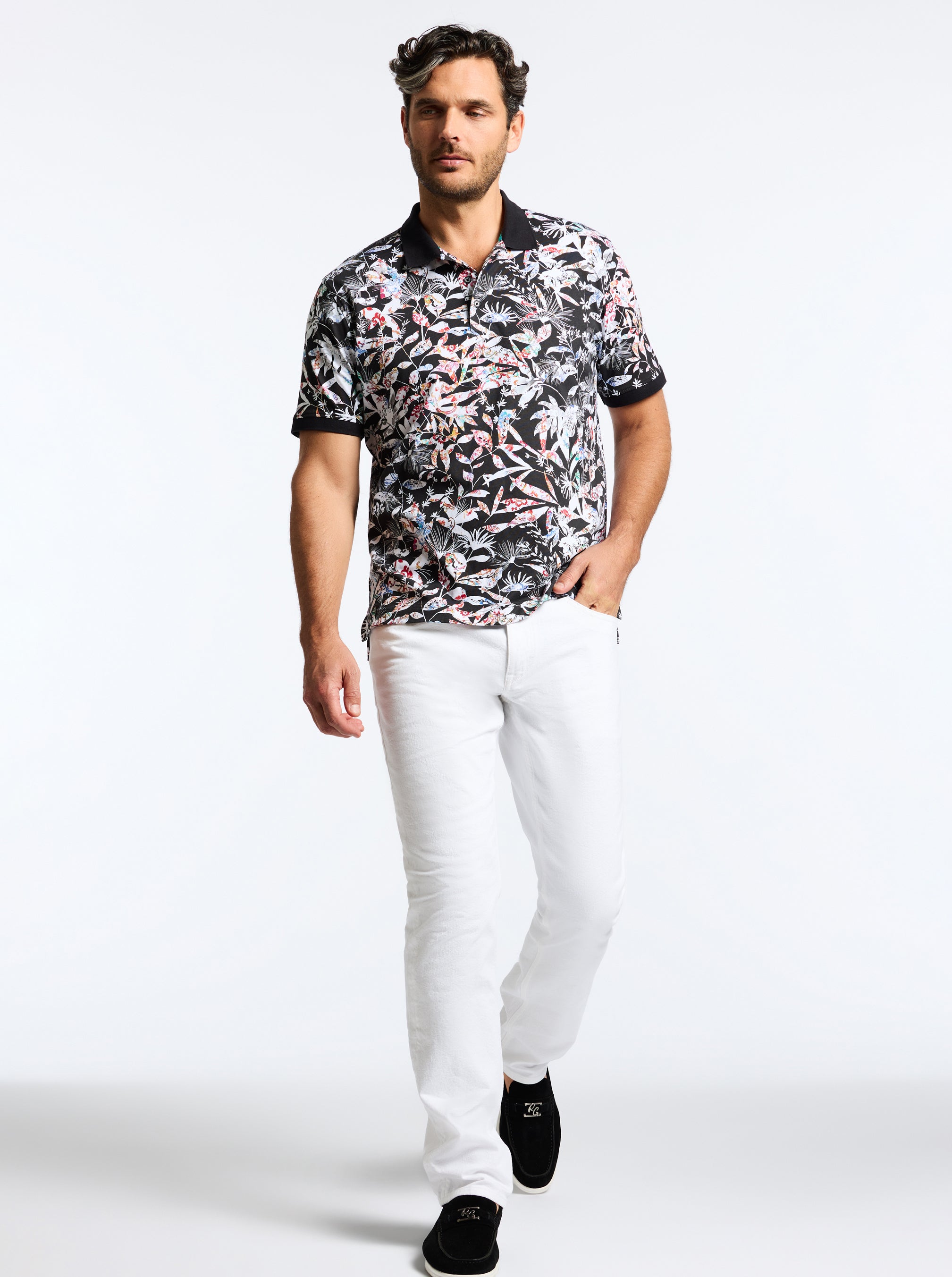 BOTANIC BLOOM SHORT SLEEVE POLO