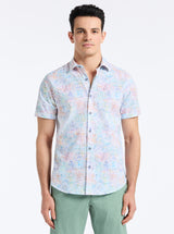 PASSPORT SHORT SLEEVE BUTTON DOWN SHIRT TALL