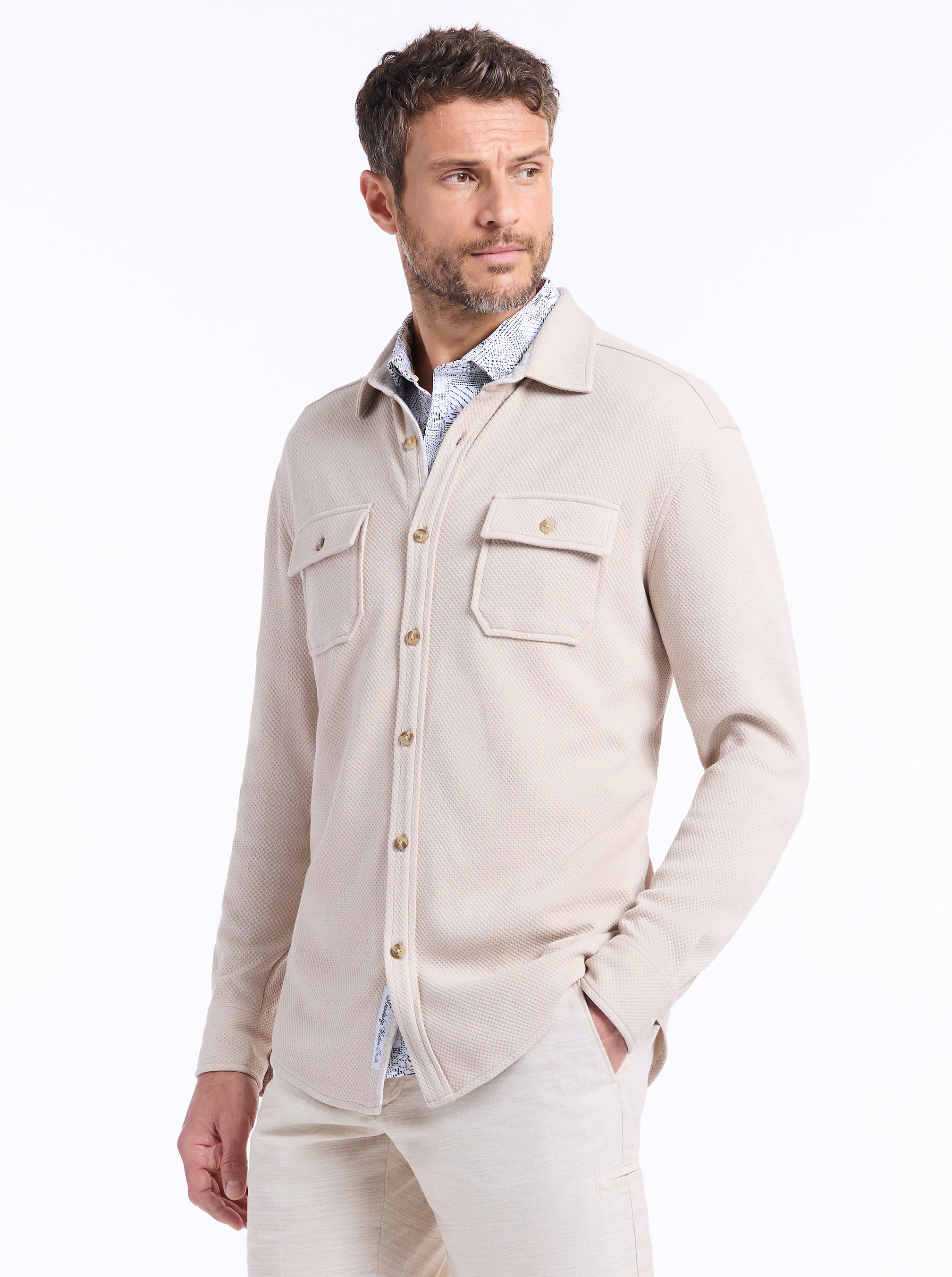 EASTLING KNIT SHIRT JACKET