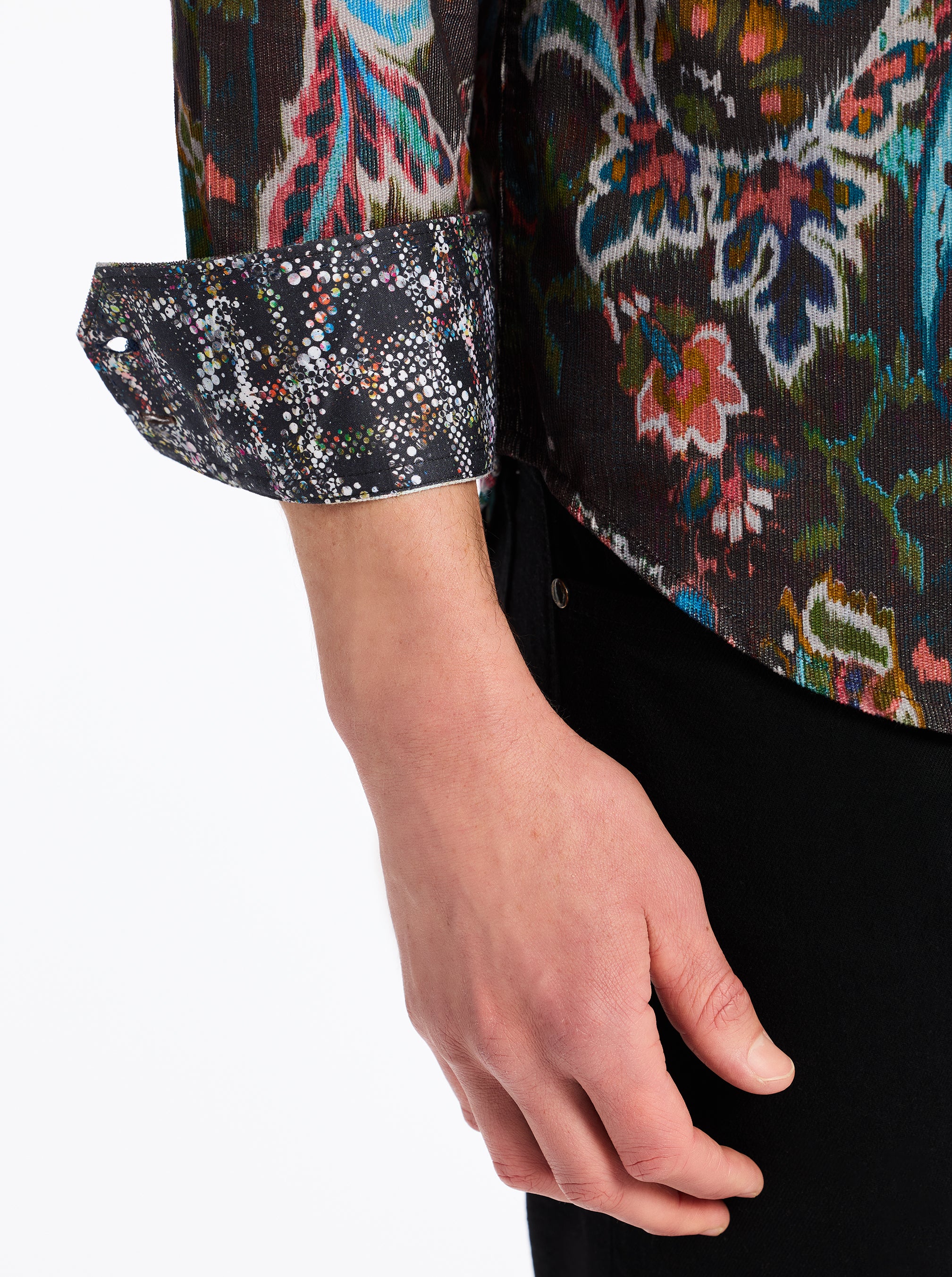 MONTAGE LONG SLEEVE BUTTON DOWN SHIRT