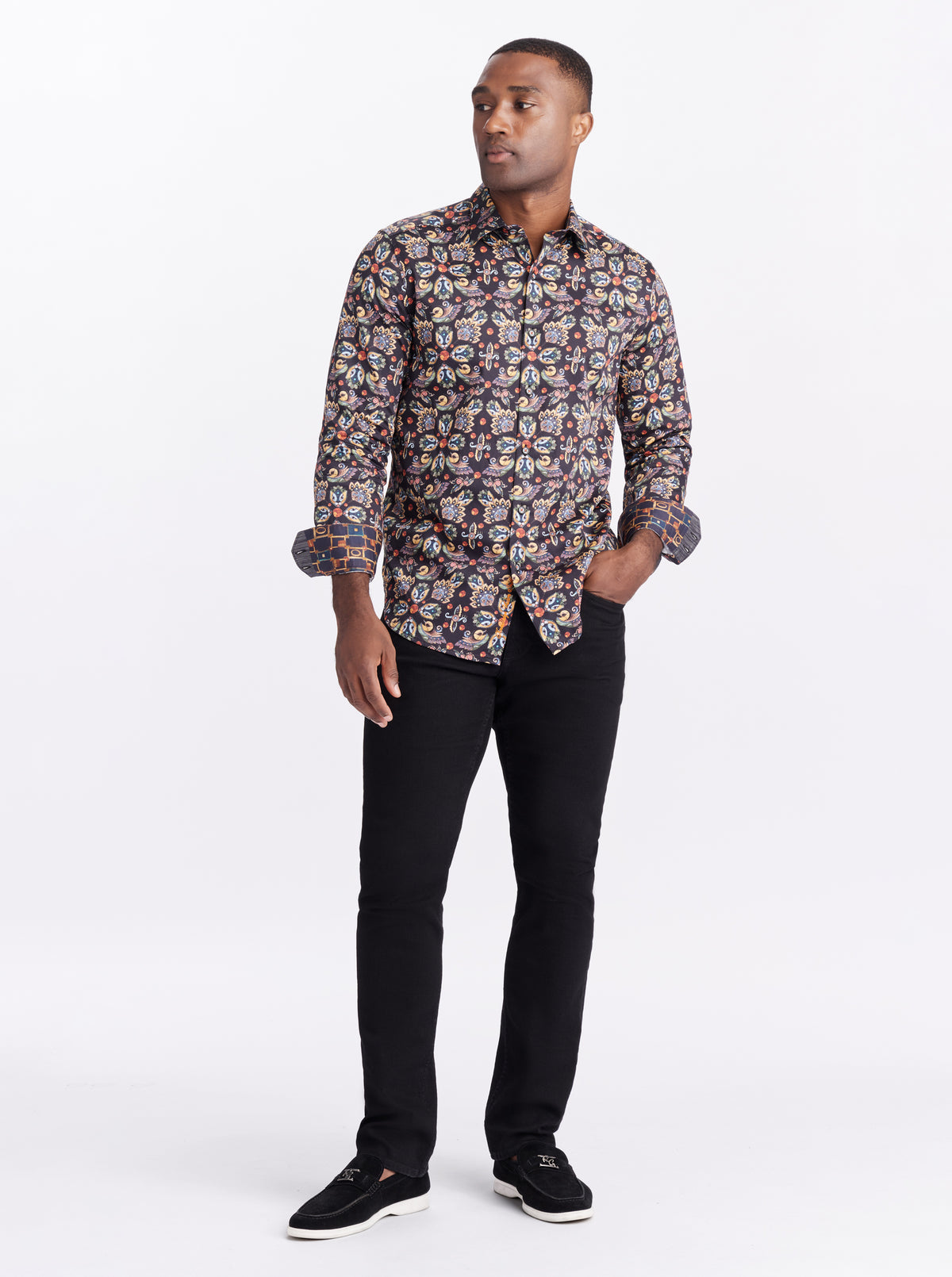 THORNCROSS LONG SLEEVE BUTTON DOWN SHIRT