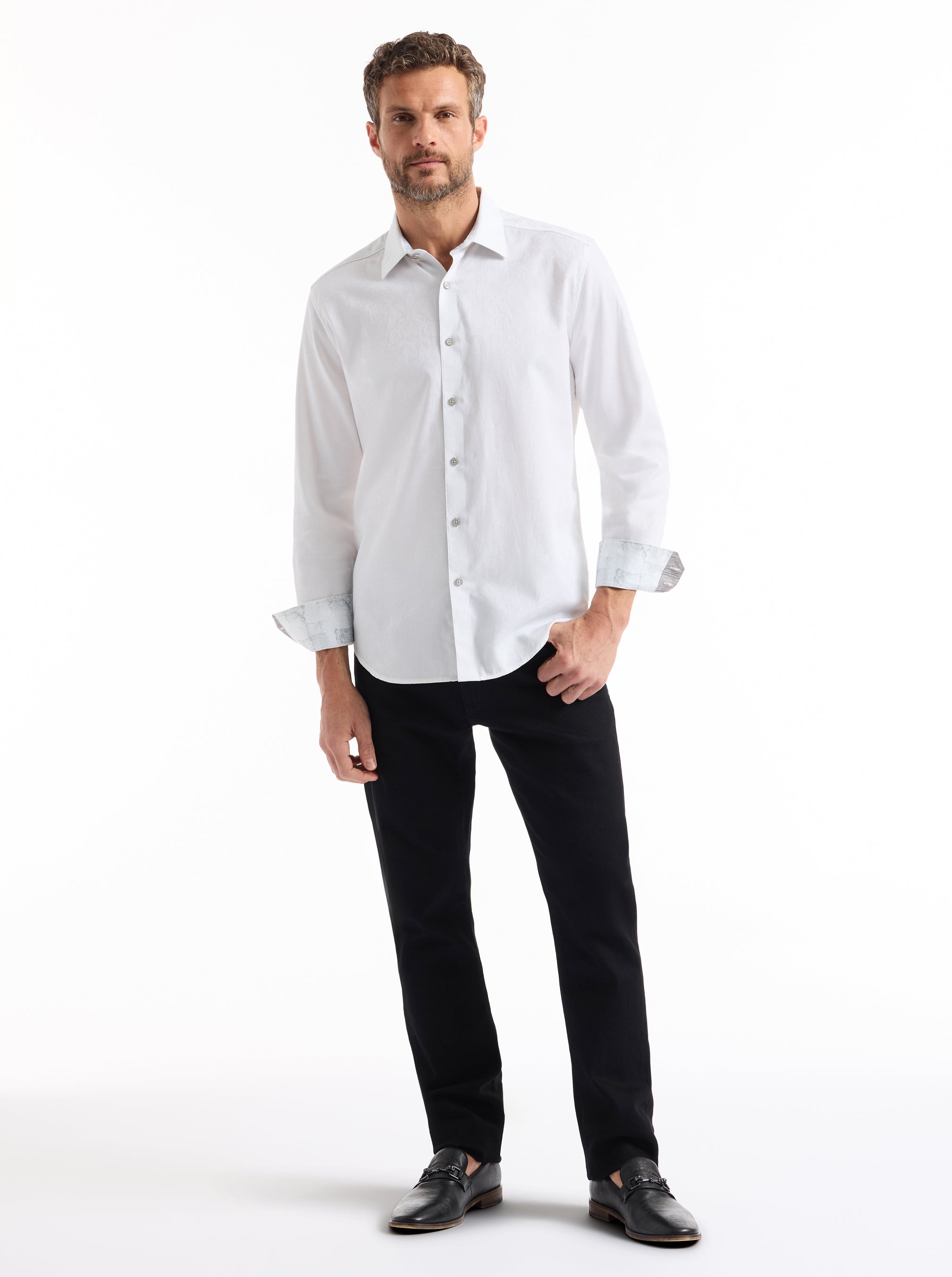 HIGHLAND LONG SLEEVE BUTTON DOWN SHIRT