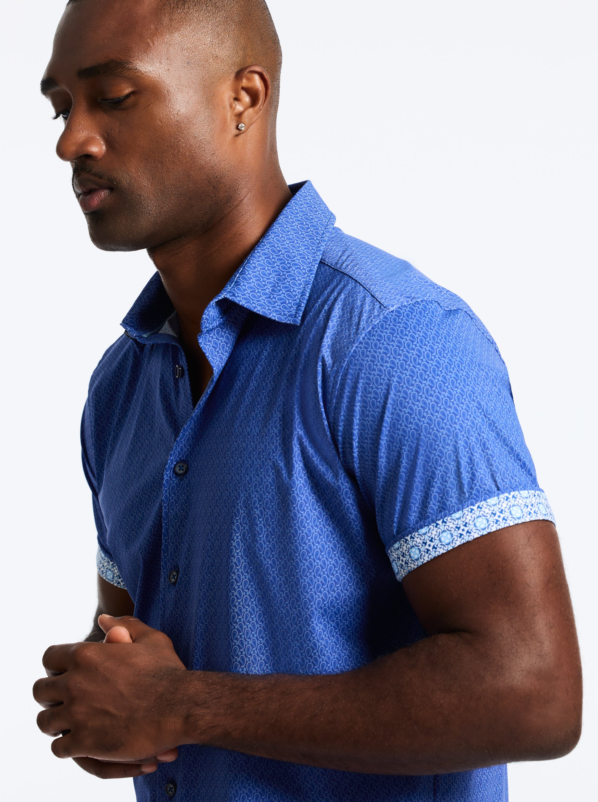 PIDMONT SHORT SLEEVE BUTTON DOWN SHIRT