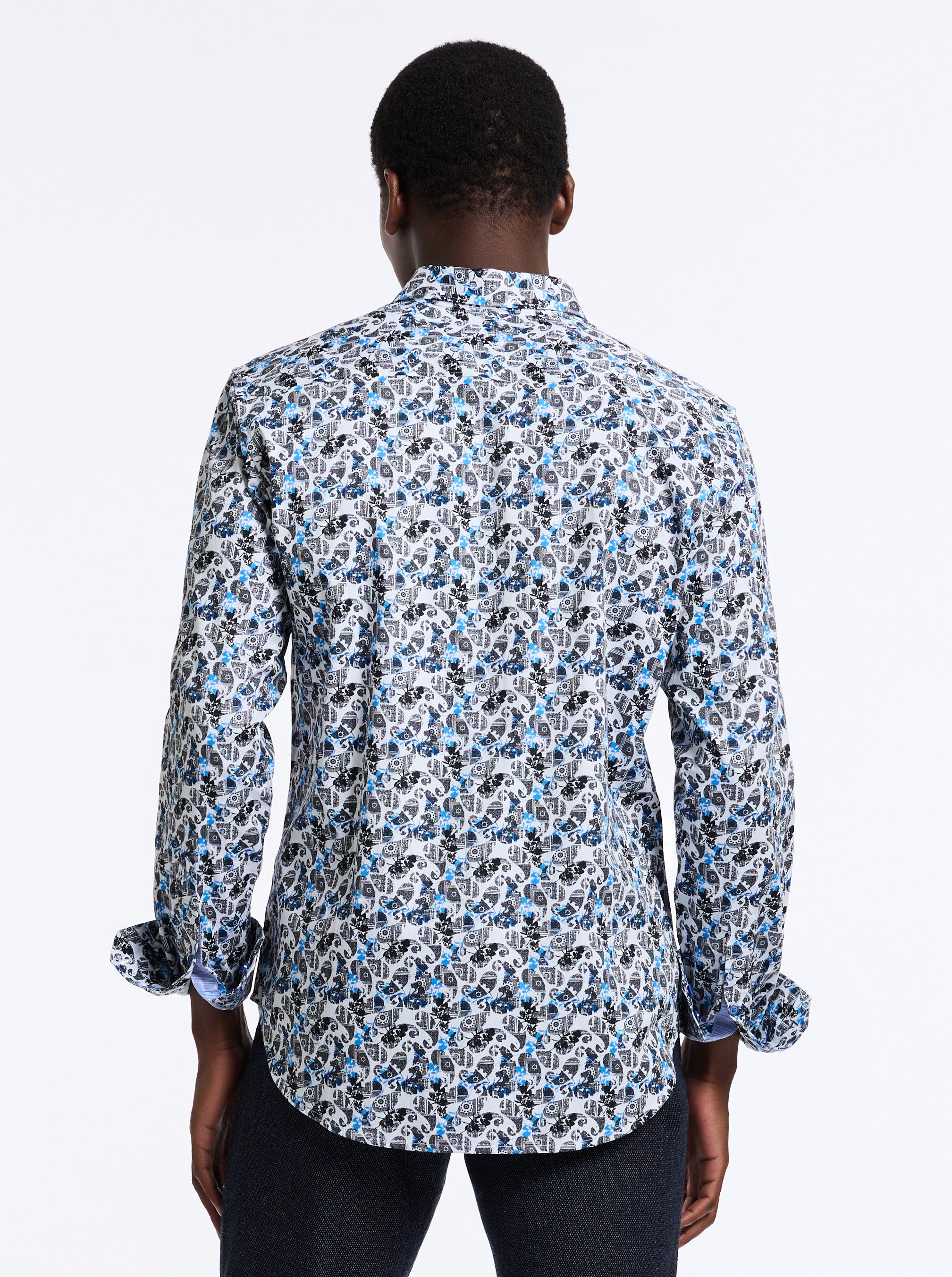 CARDWELL LONG SLEEVE BUTTON DOWN SHIRT