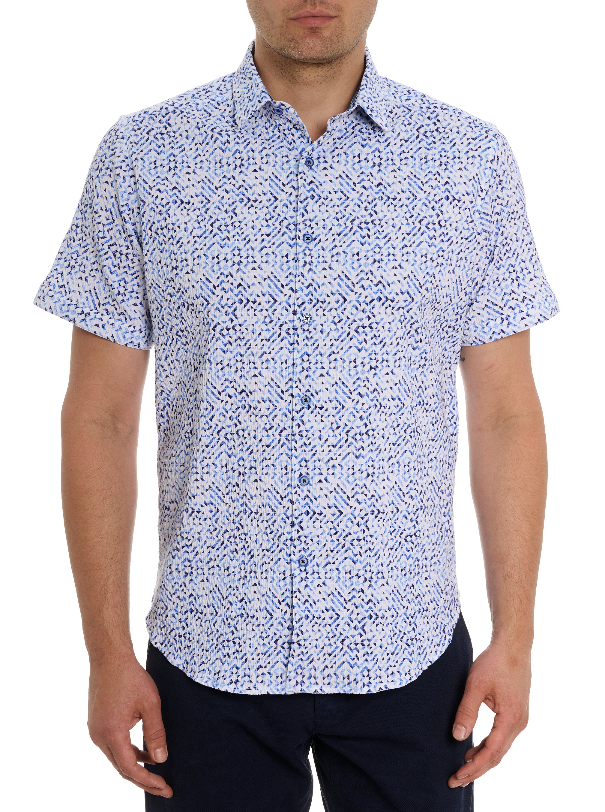 CYPRUS SHORT SLEEVE BUTTON DOWN SHIRT BIG