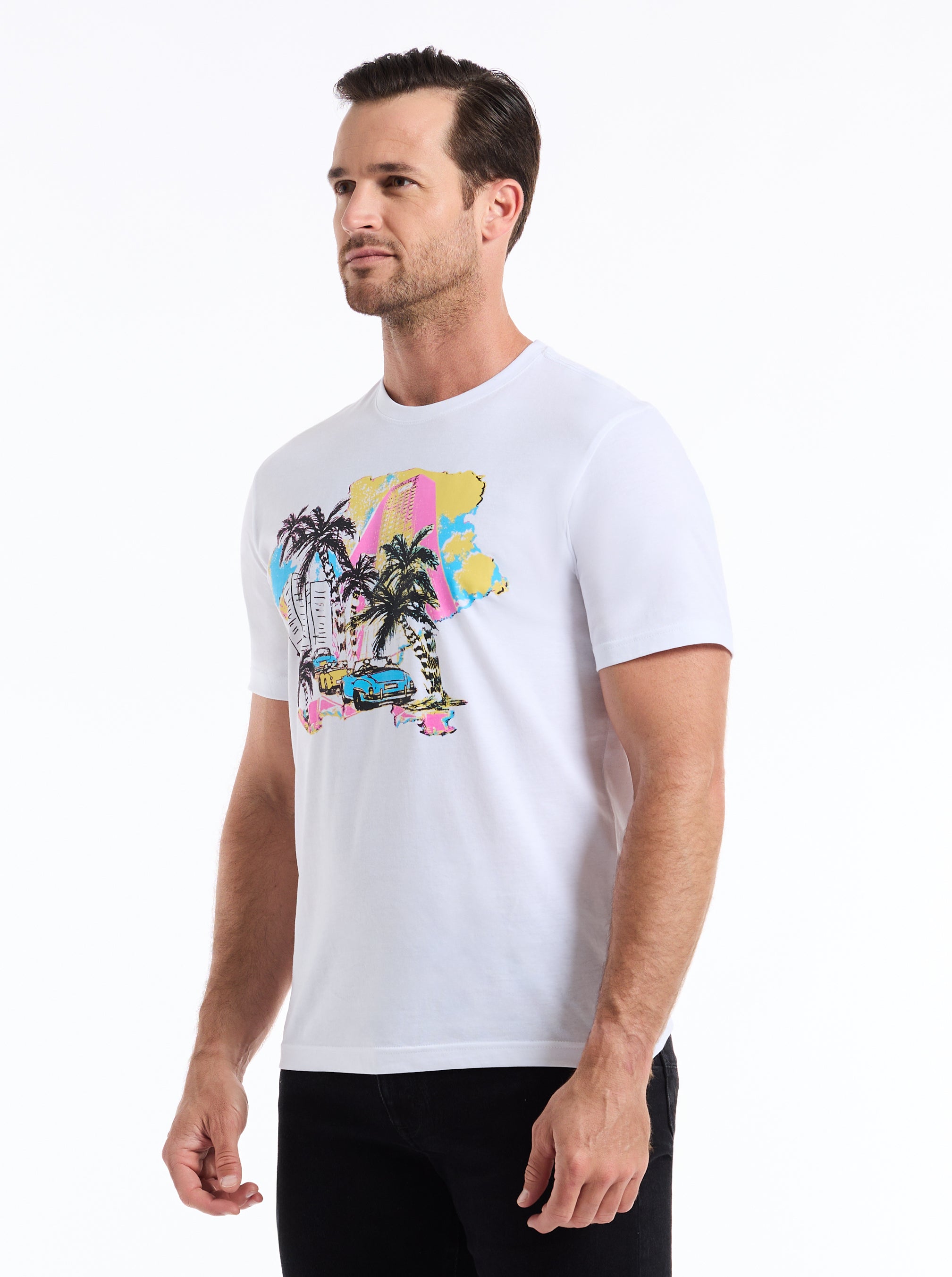 TROPICAL CITY SHORT SLEEVE T-SHIRT